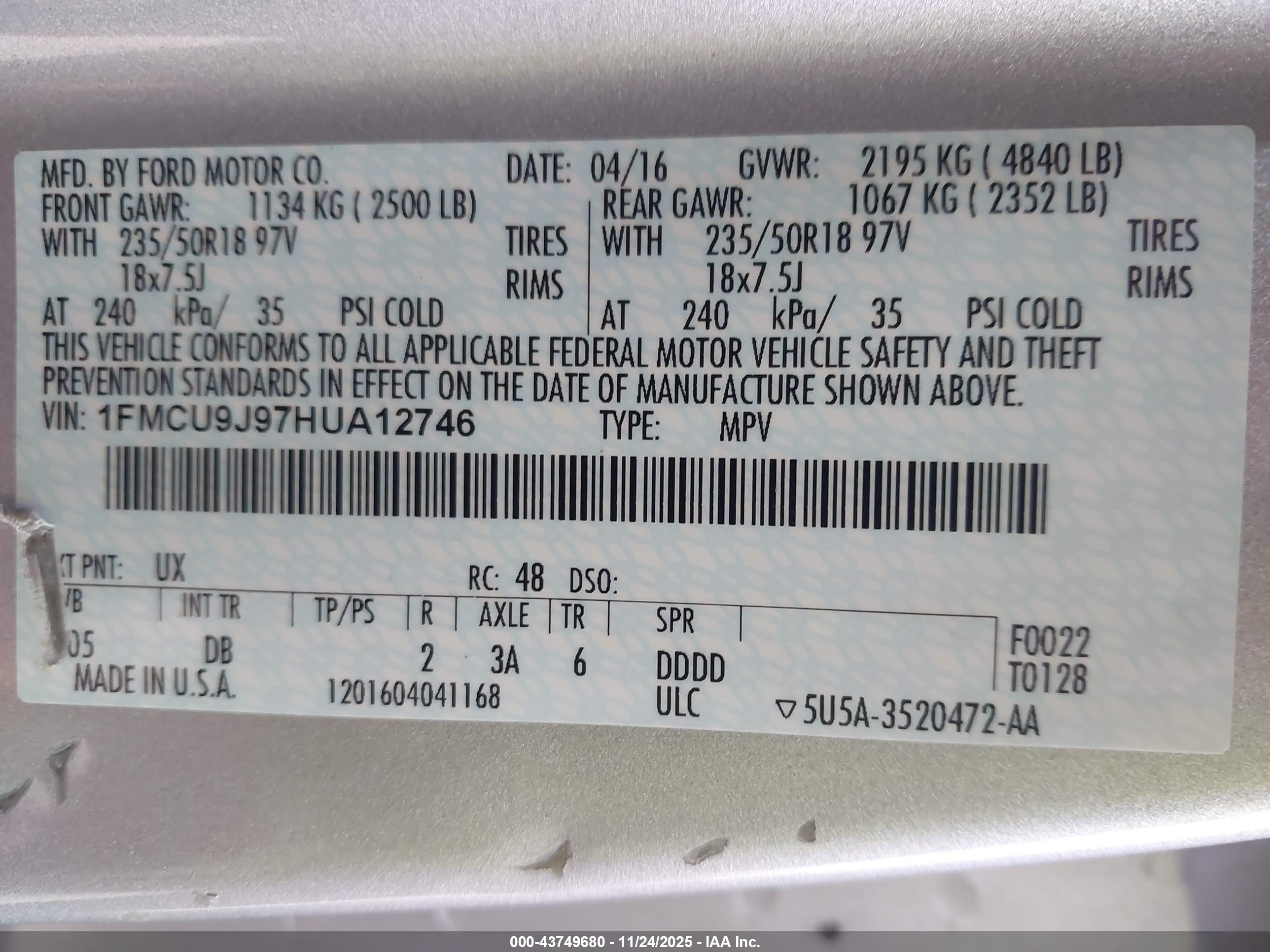 FORD ESCAPE image 9