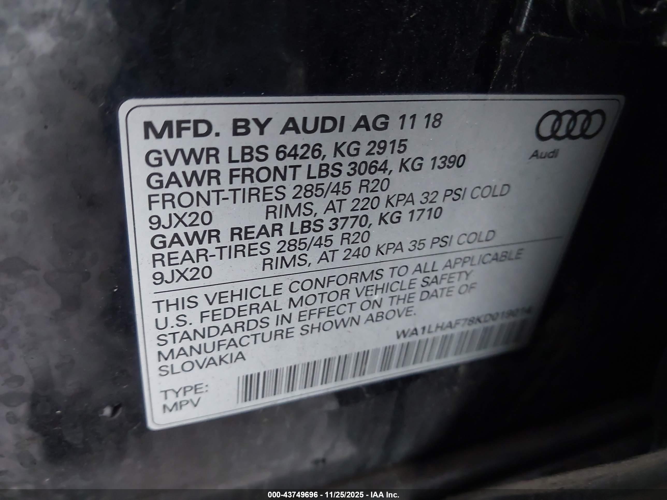 AUDI Q7 image 9