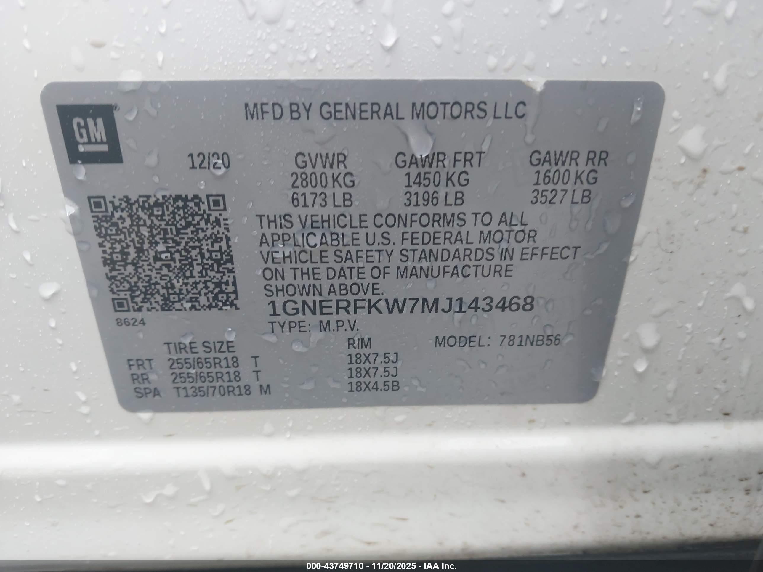 CHEVROLET TRAVERSE image 9