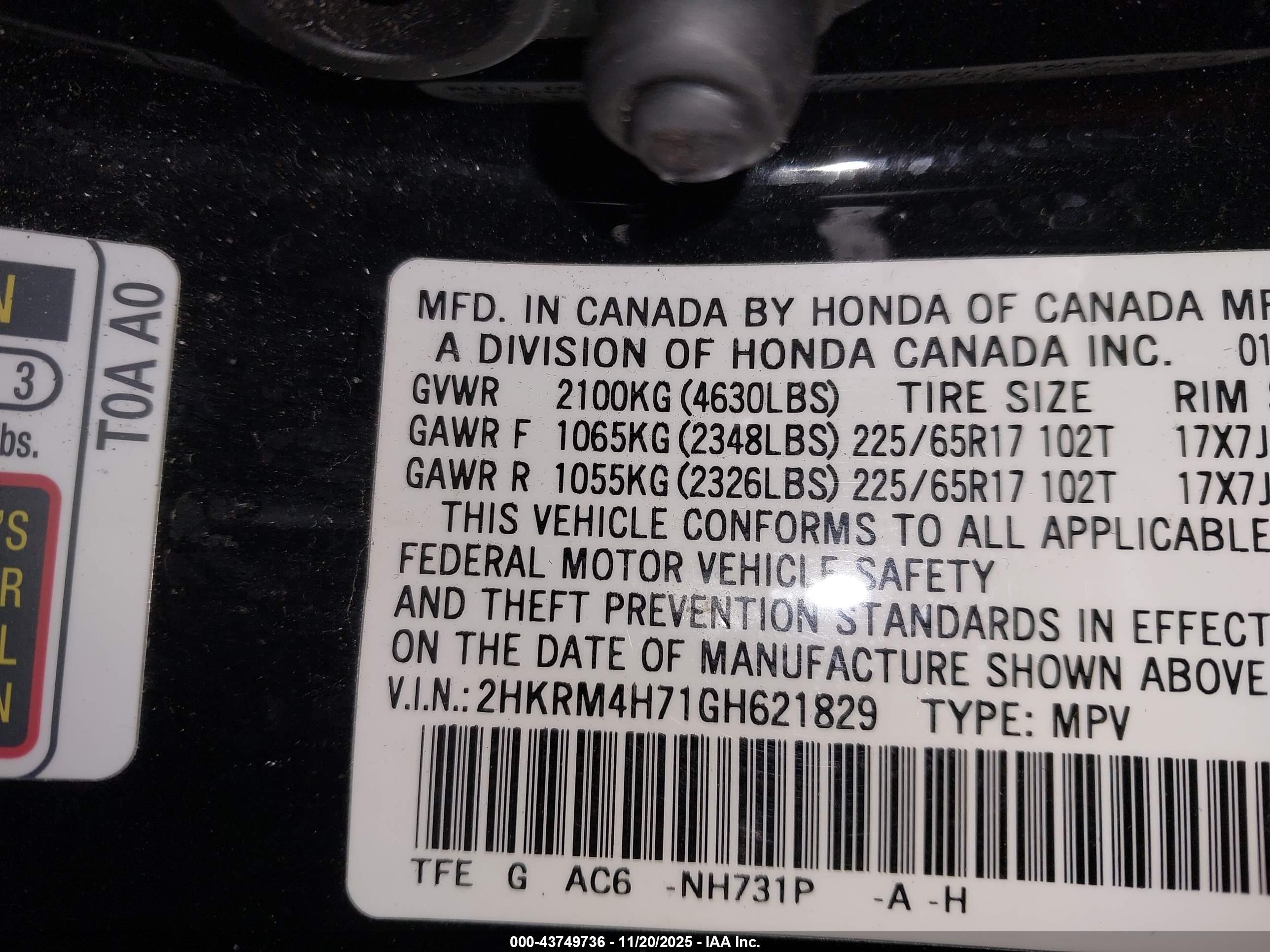 HONDA CR-V image 9