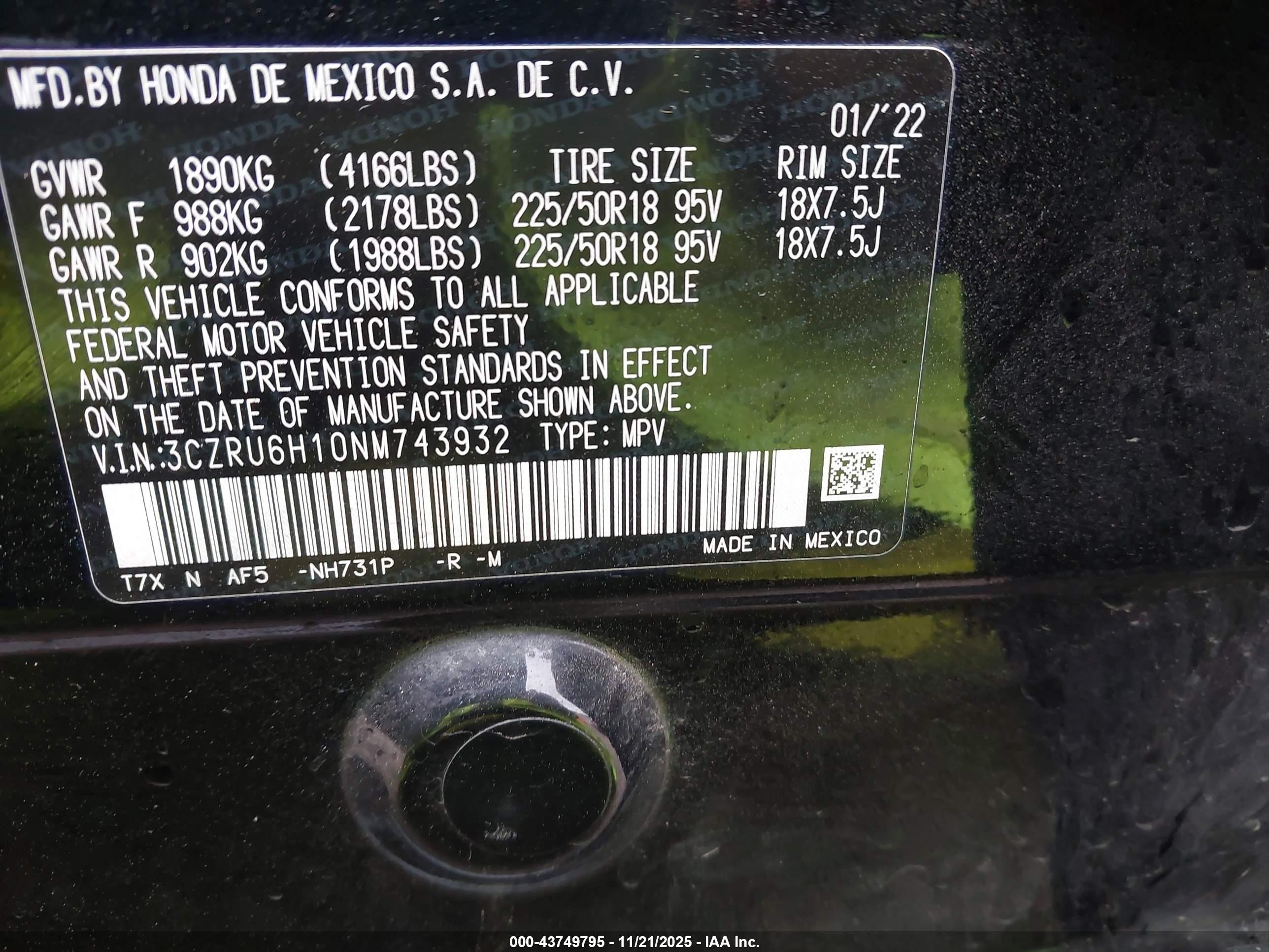 HONDA HR-V image 9