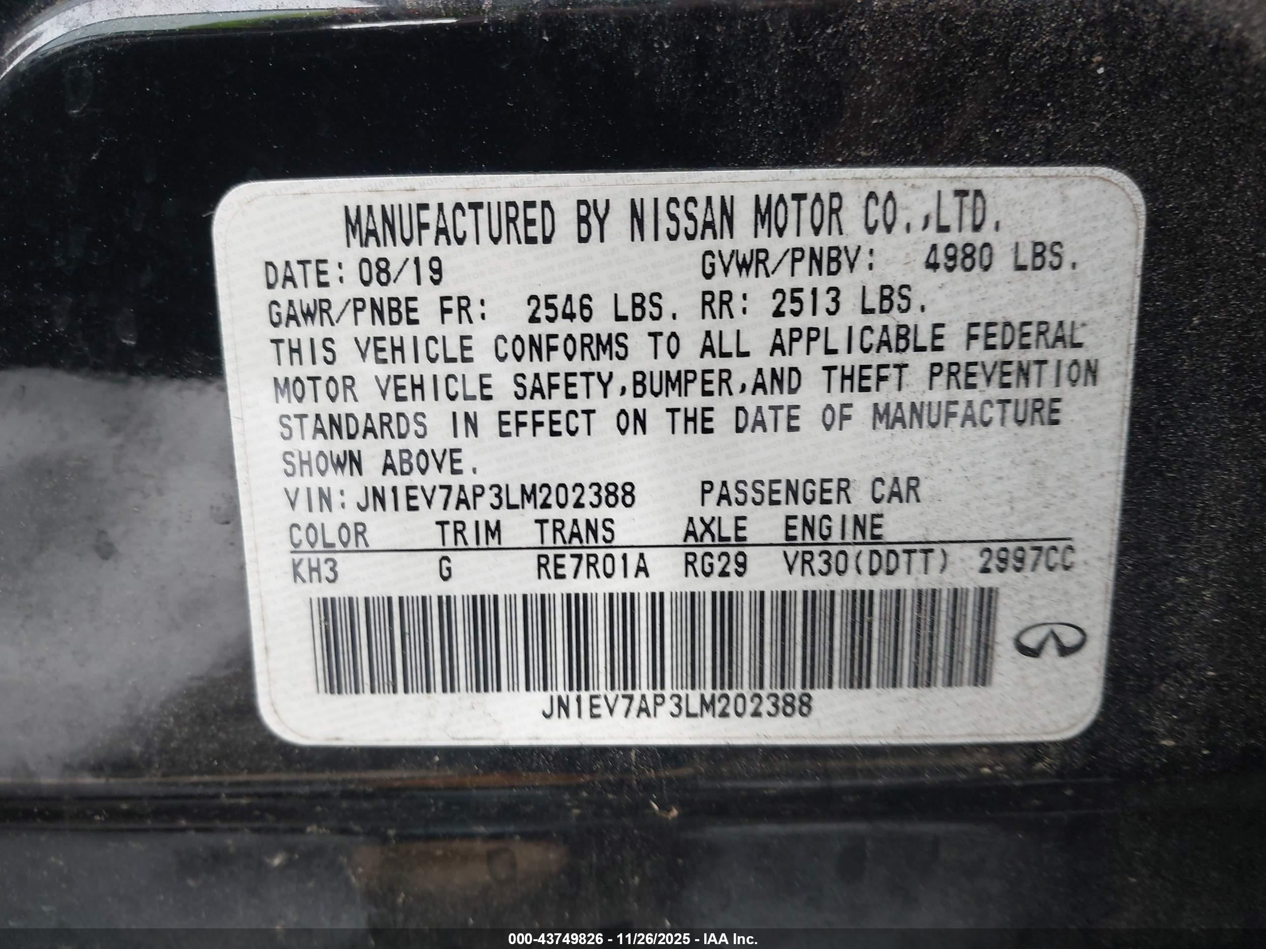 INFINITI Q50 image 9