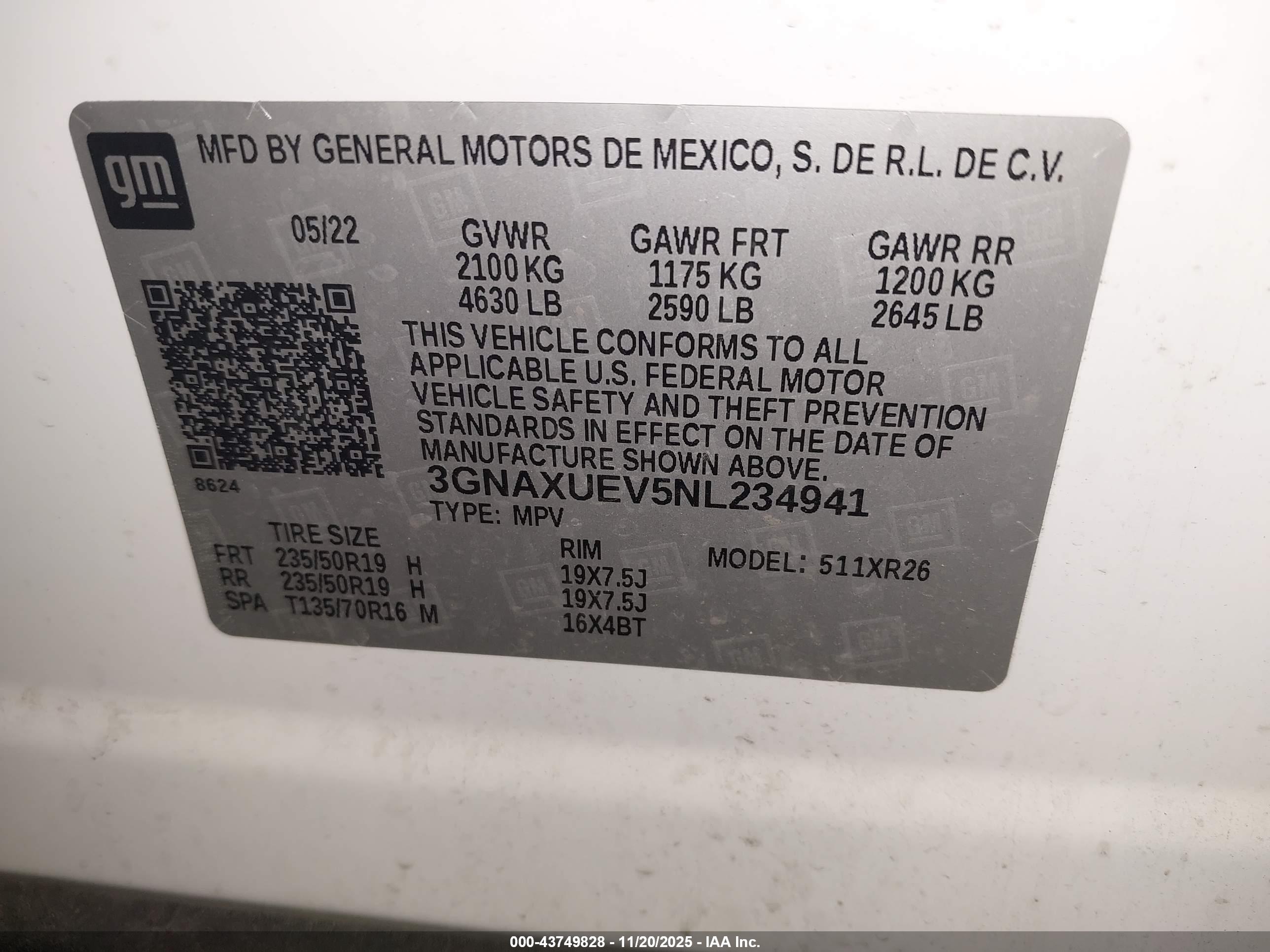 CHEVROLET EQUINOX image 9