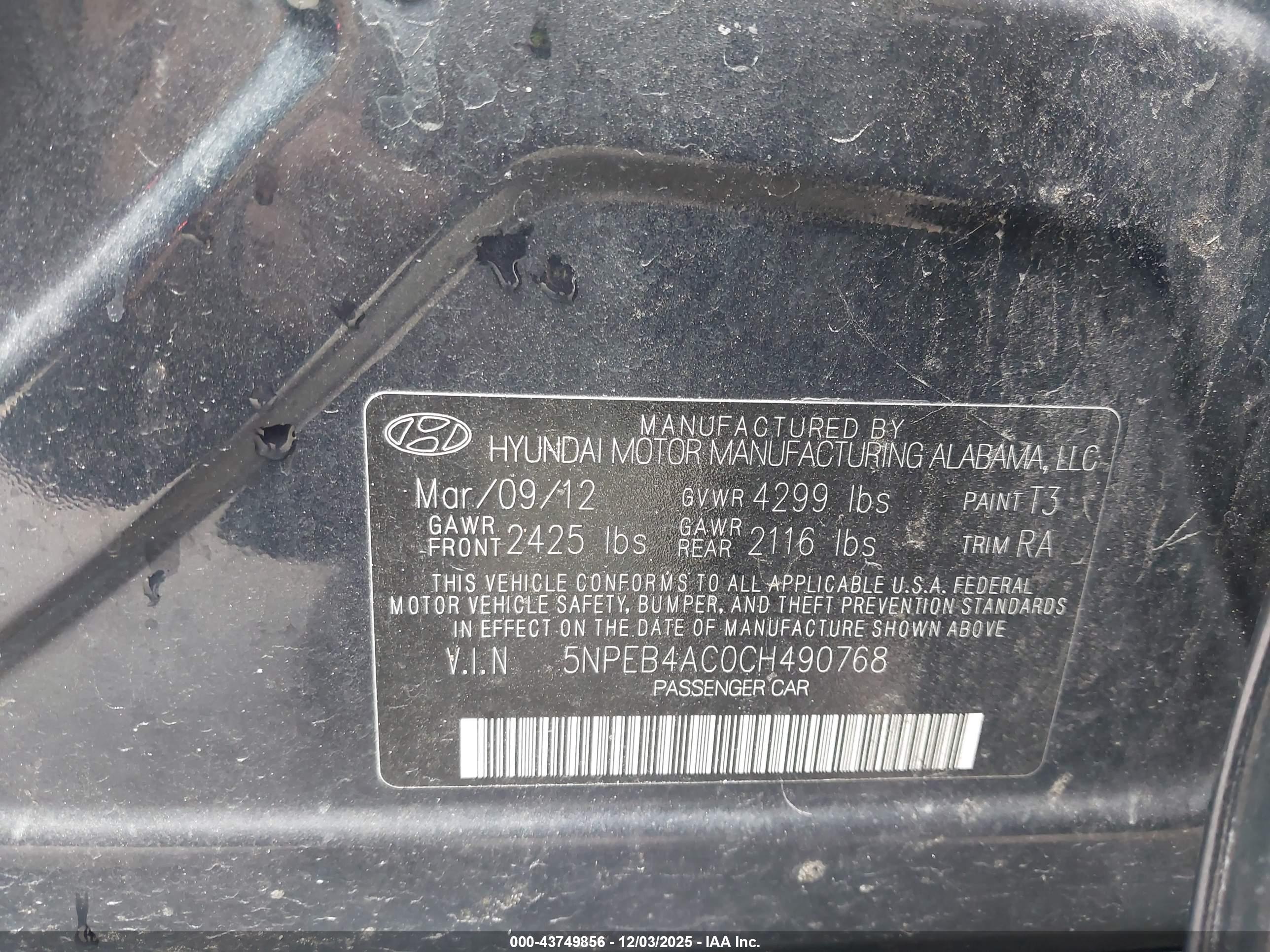 HYUNDAI SONATA image 9