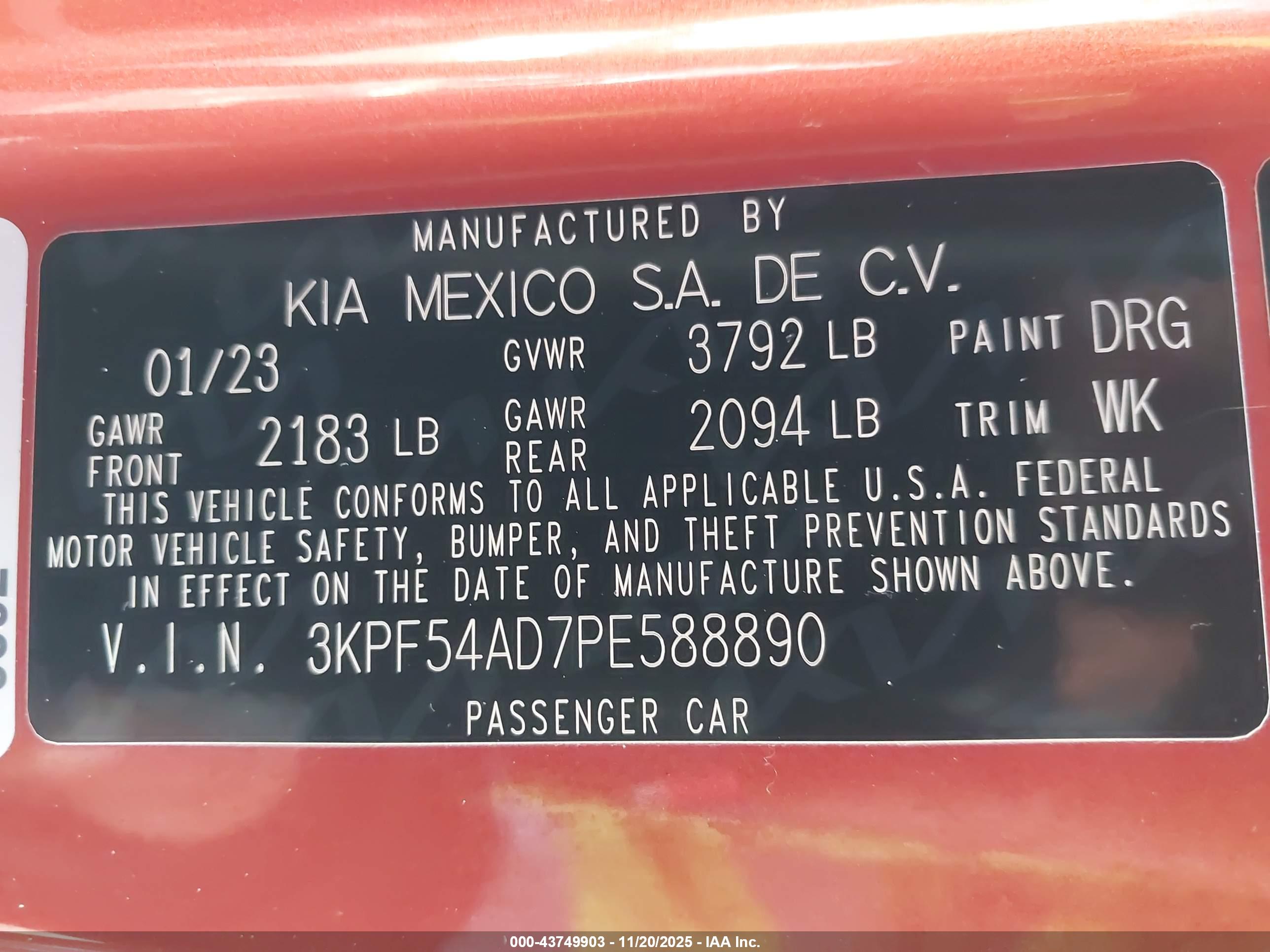 KIA FORTE image 9