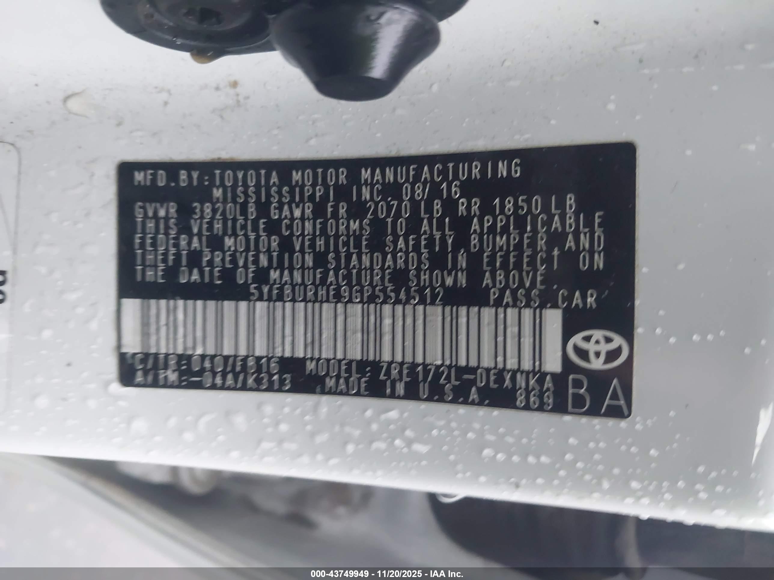 TOYOTA COROLLA image 9