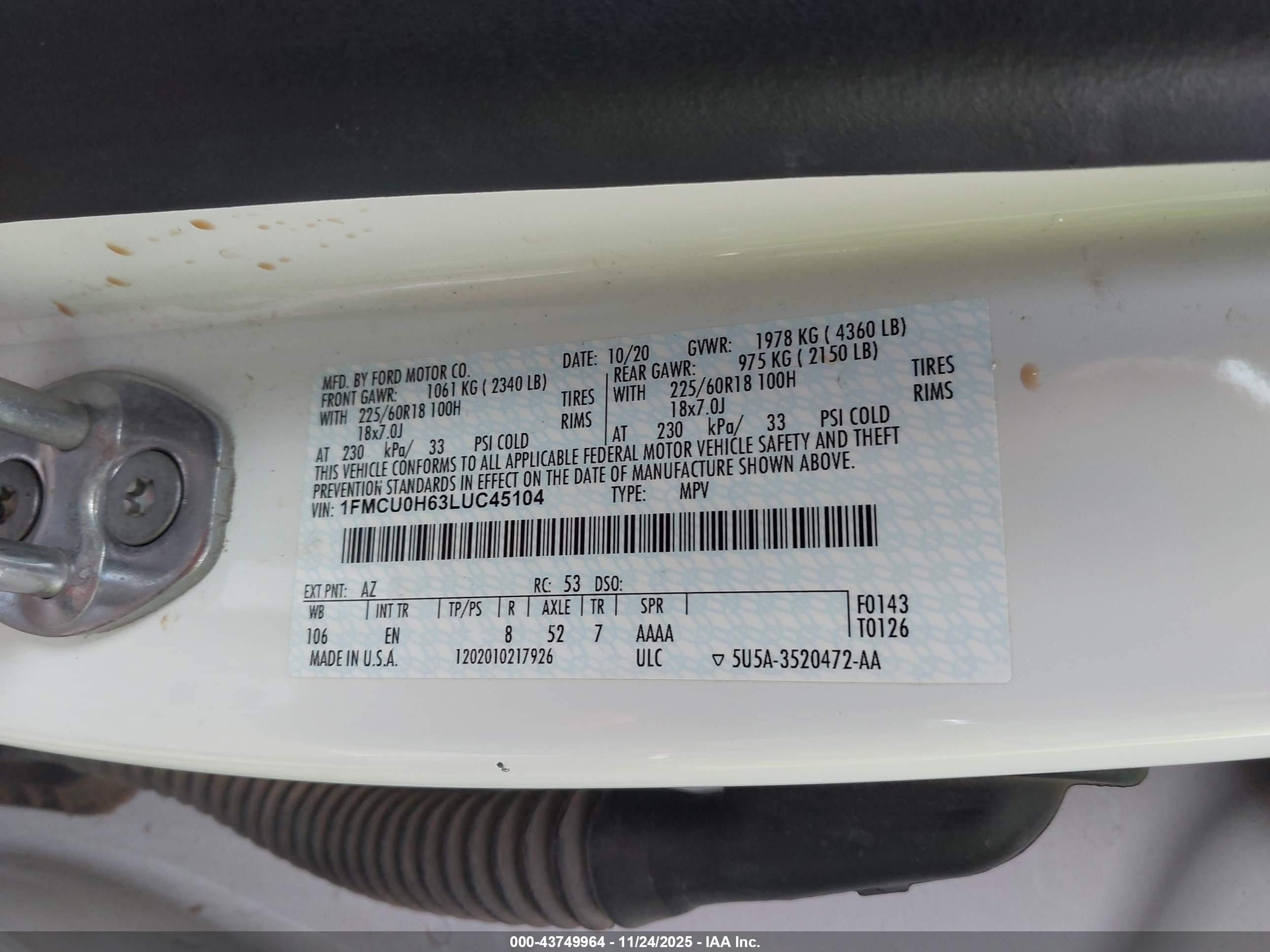 FORD ESCAPE image 9