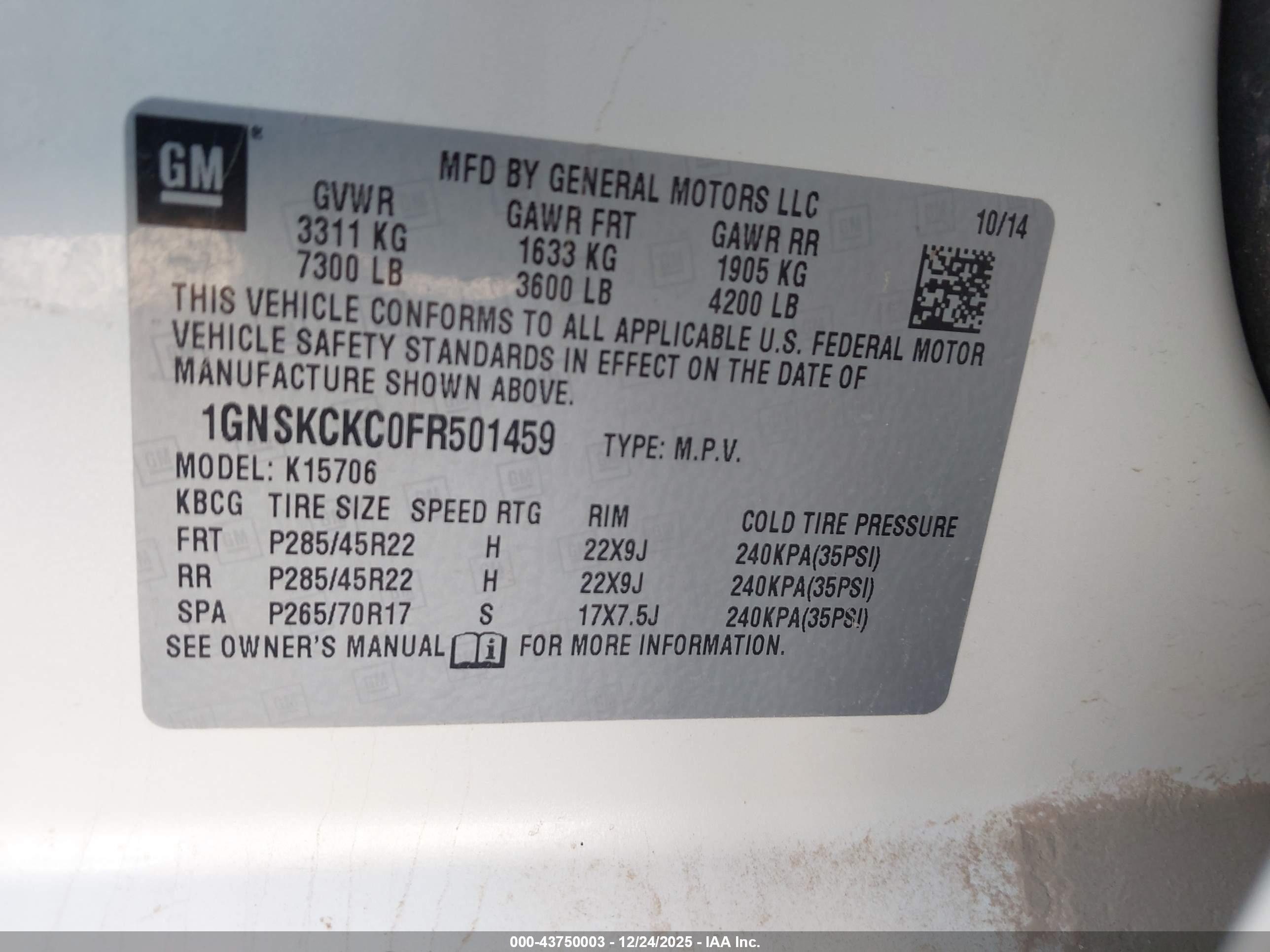 CHEVROLET TAHOE image 9