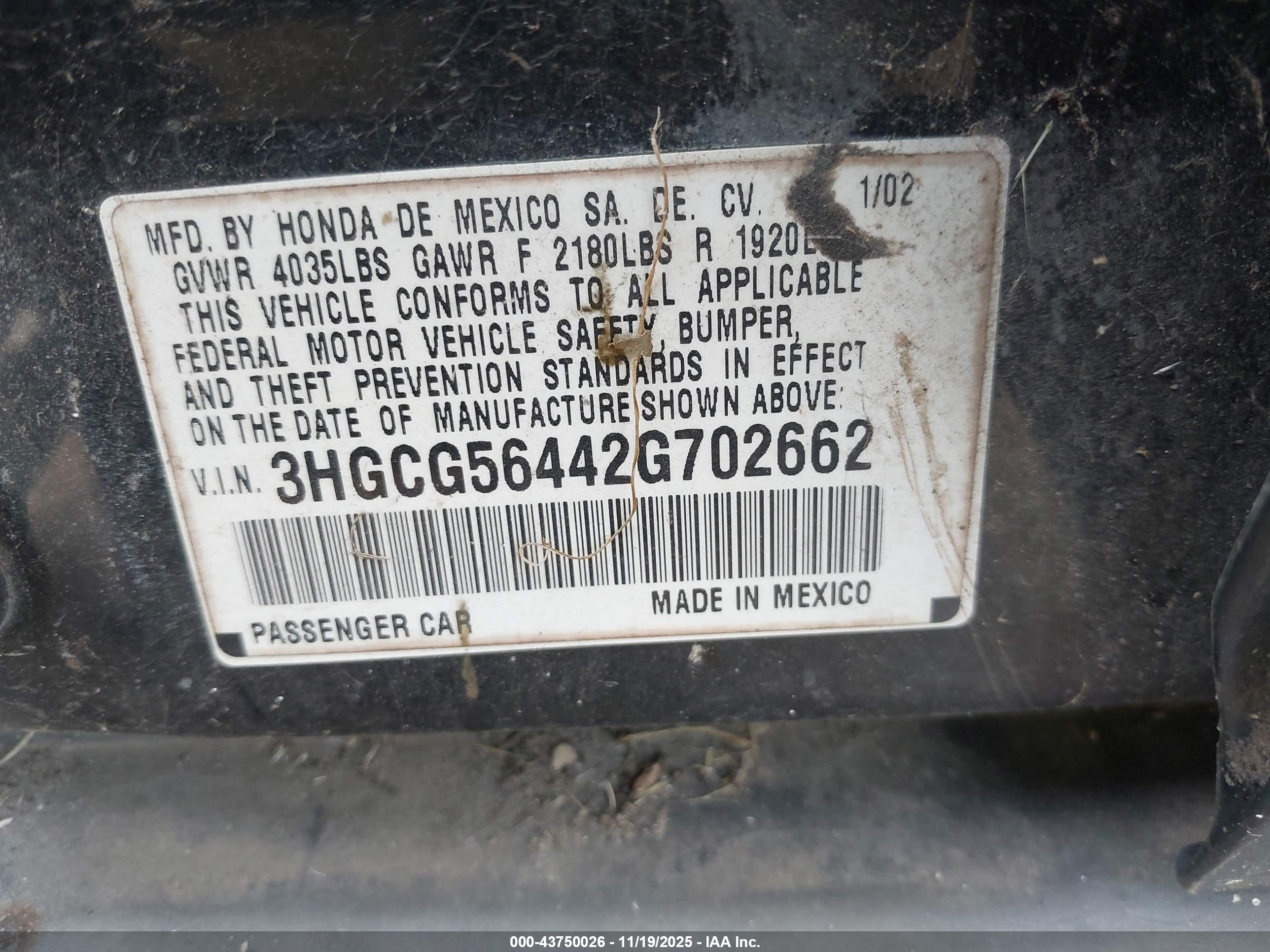 HONDA ACCORD image 9