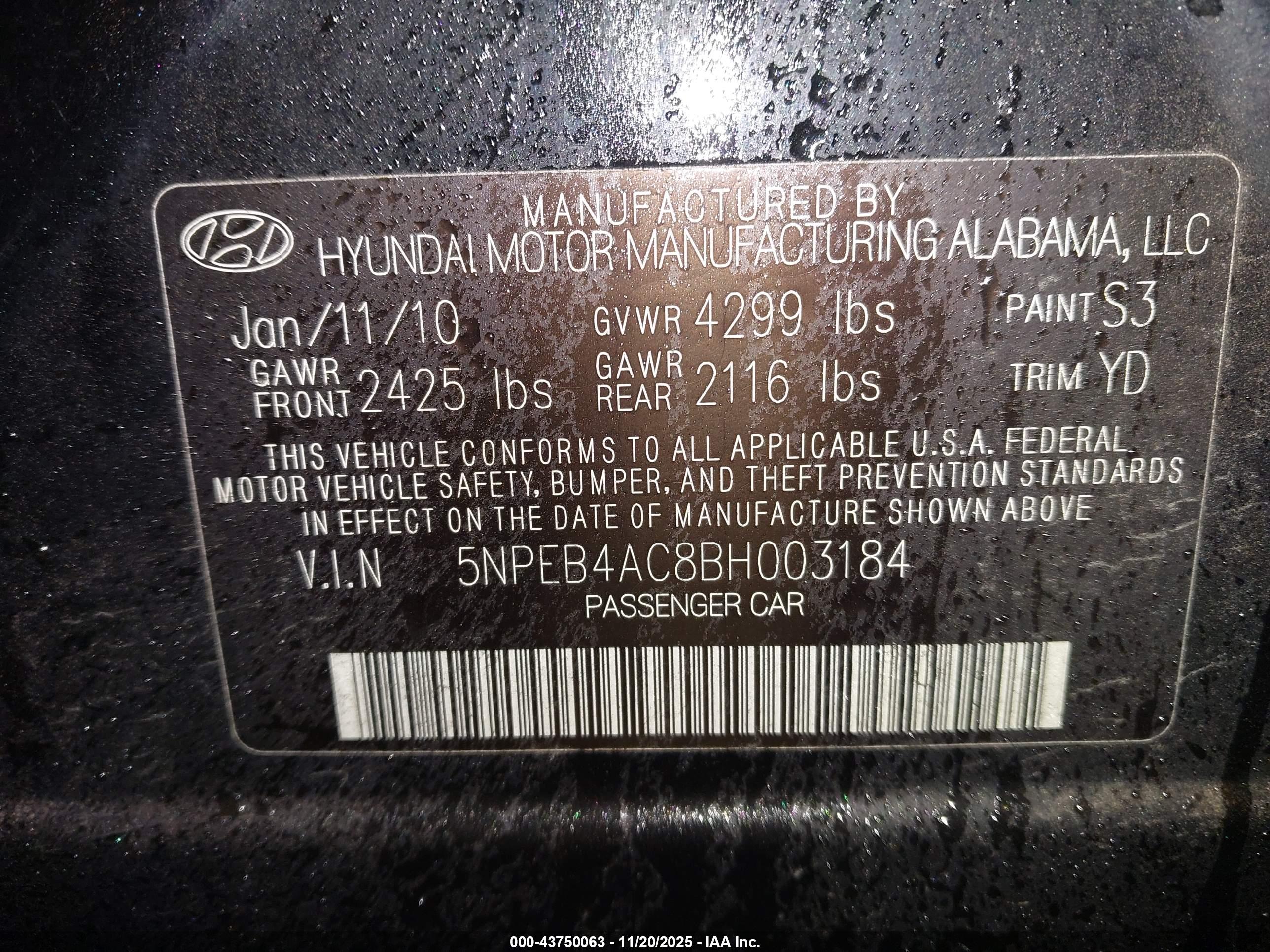 HYUNDAI SONATA image 9