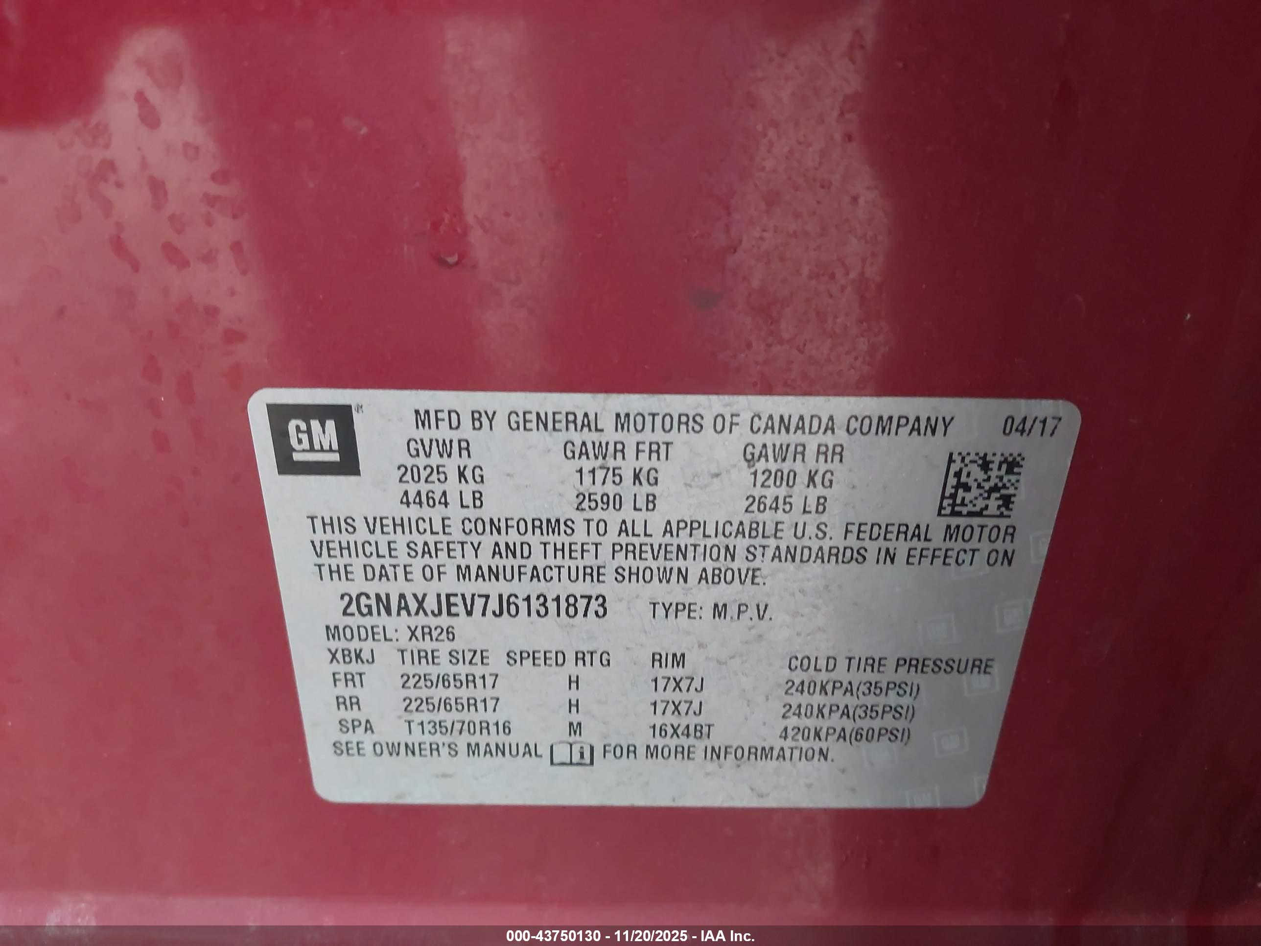 CHEVROLET EQUINOX image 9