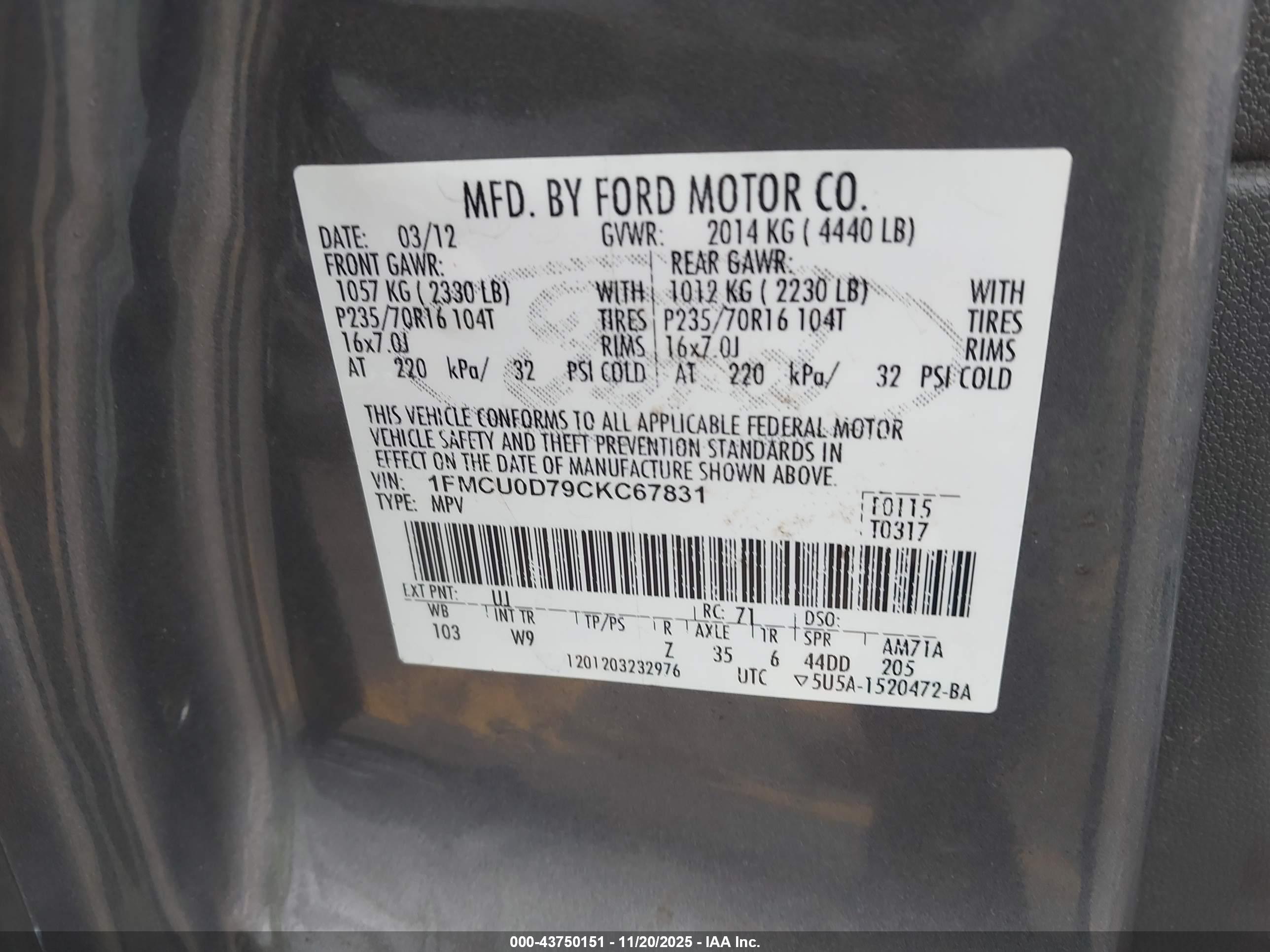 FORD ESCAPE image 9