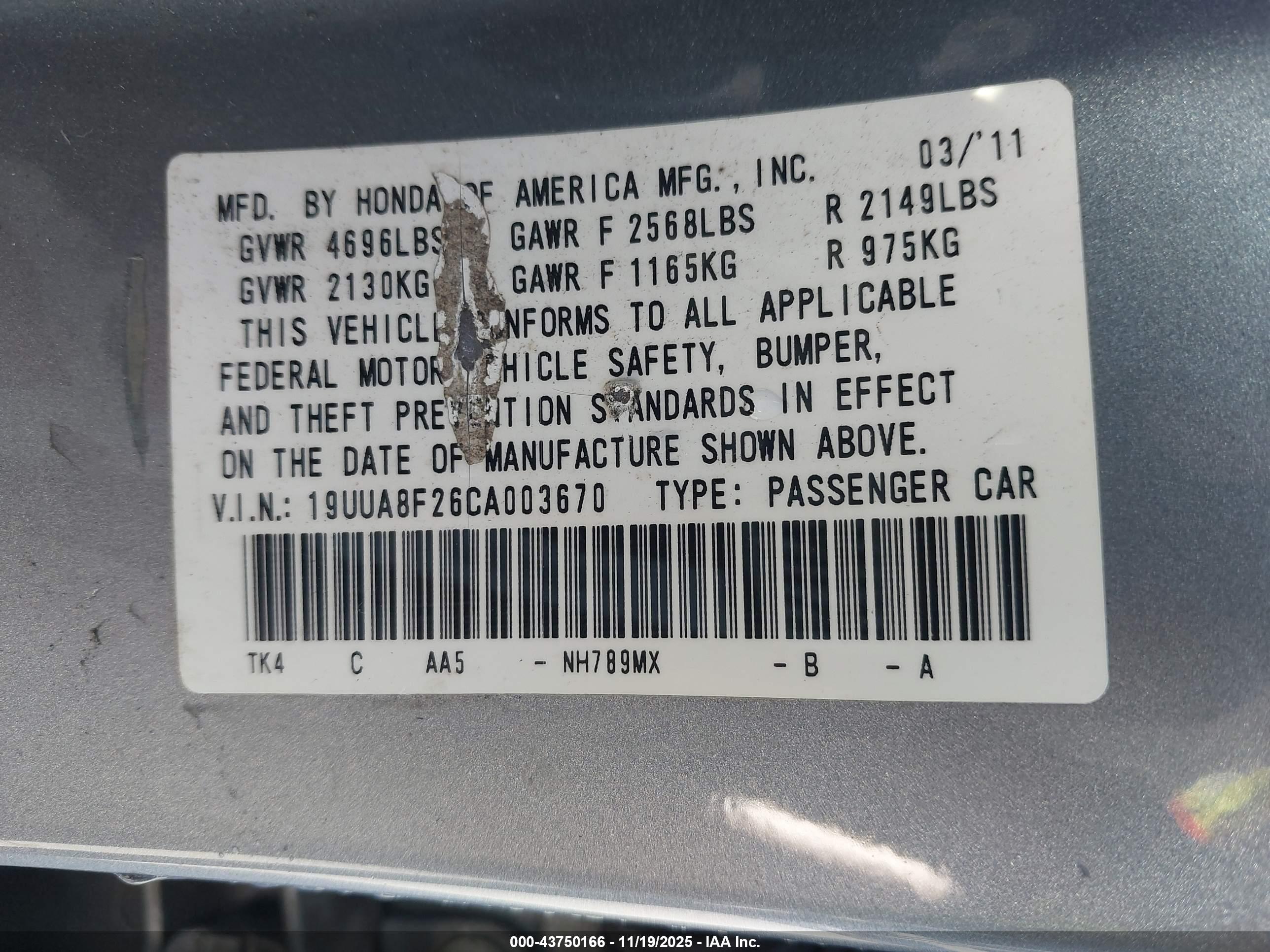 ACURA TL image 9