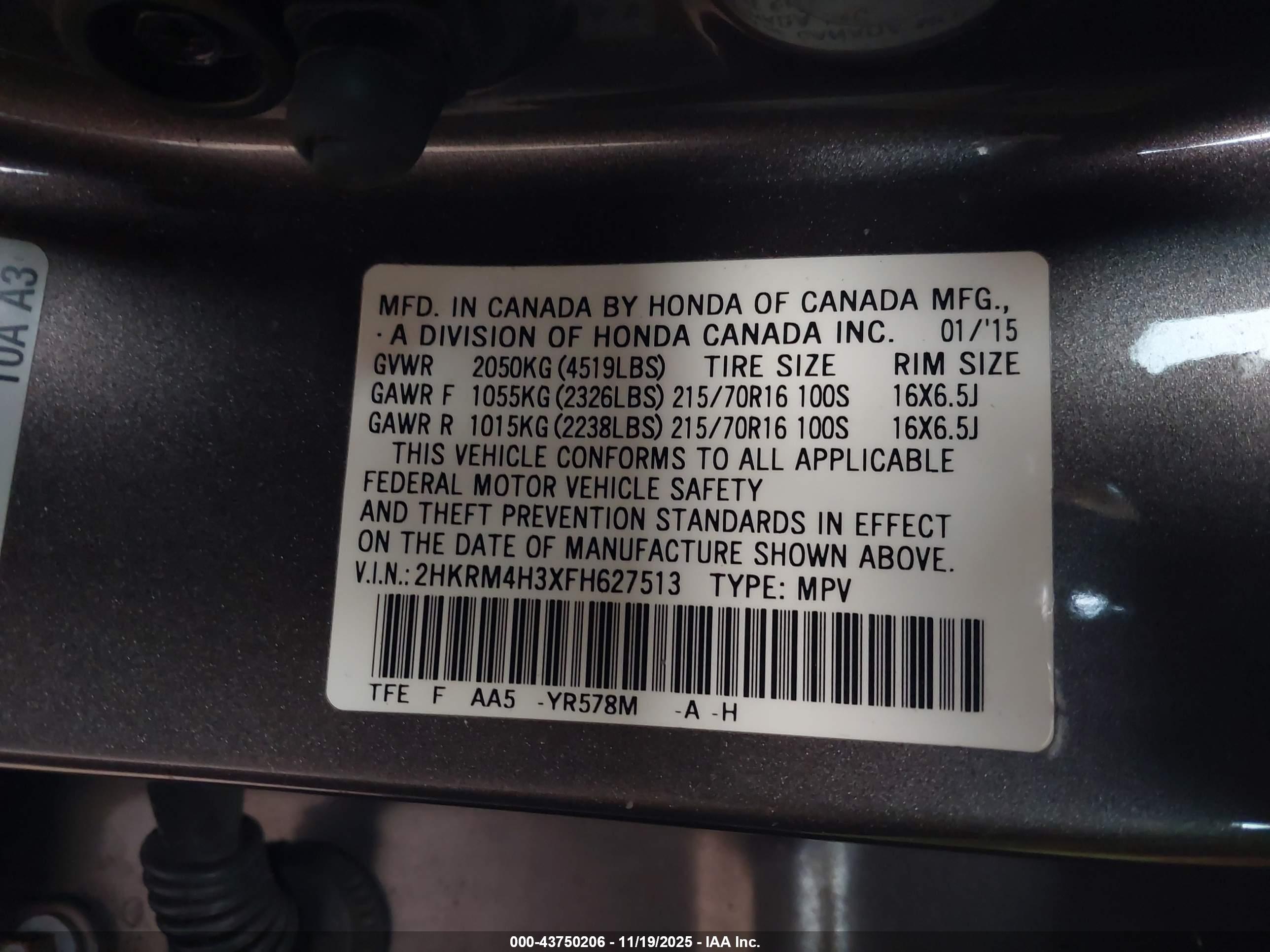 HONDA CR-V image 9