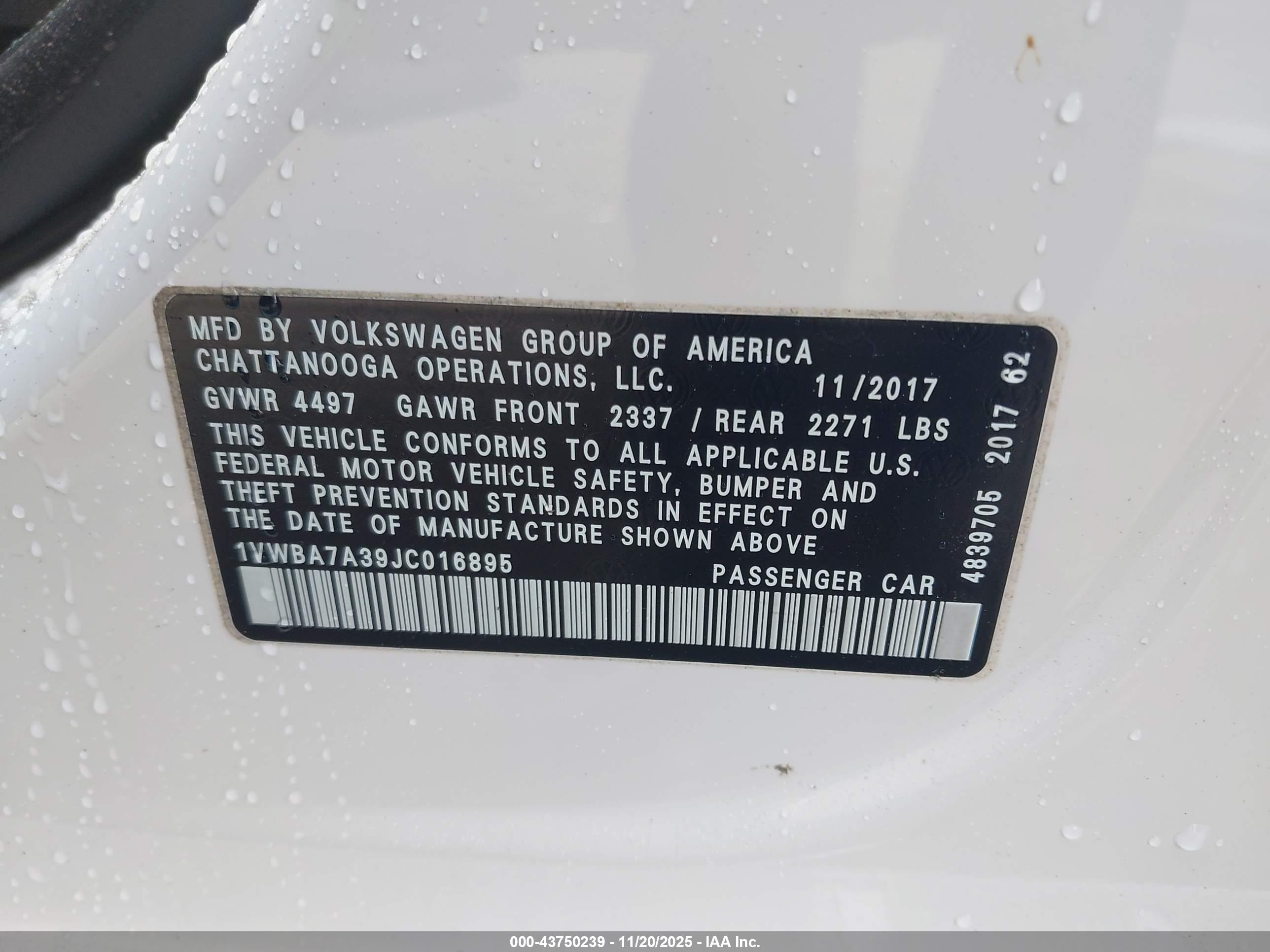 VOLKSWAGEN PASSAT image 9