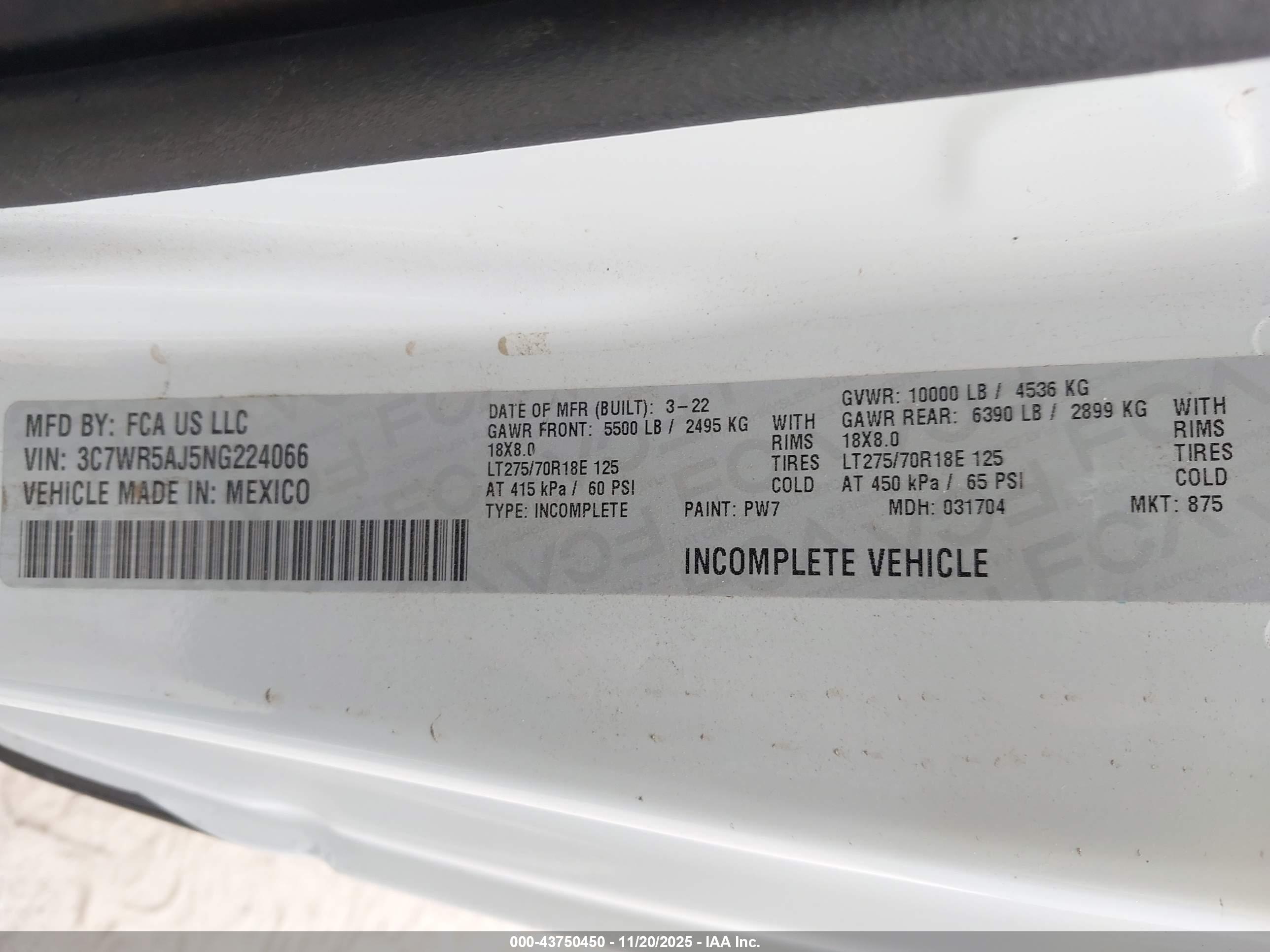 RAM 2500 image 9