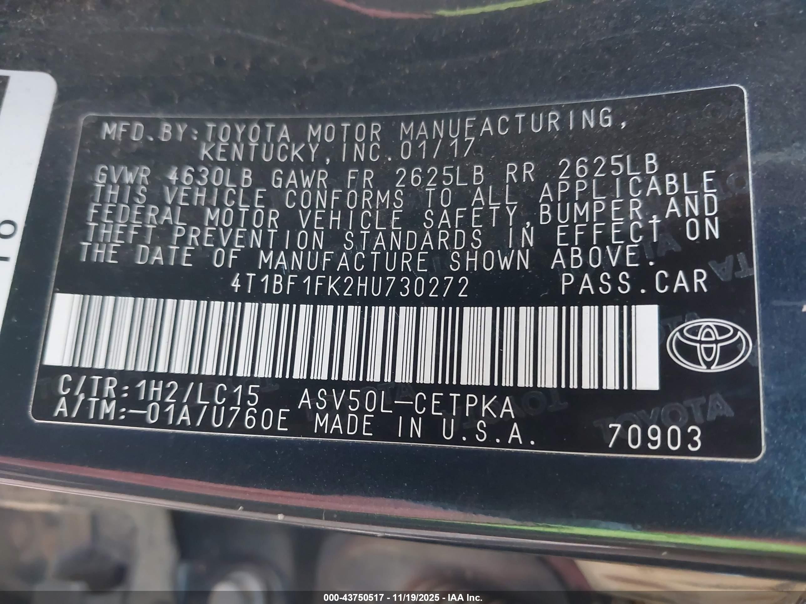 TOYOTA CAMRY image 9