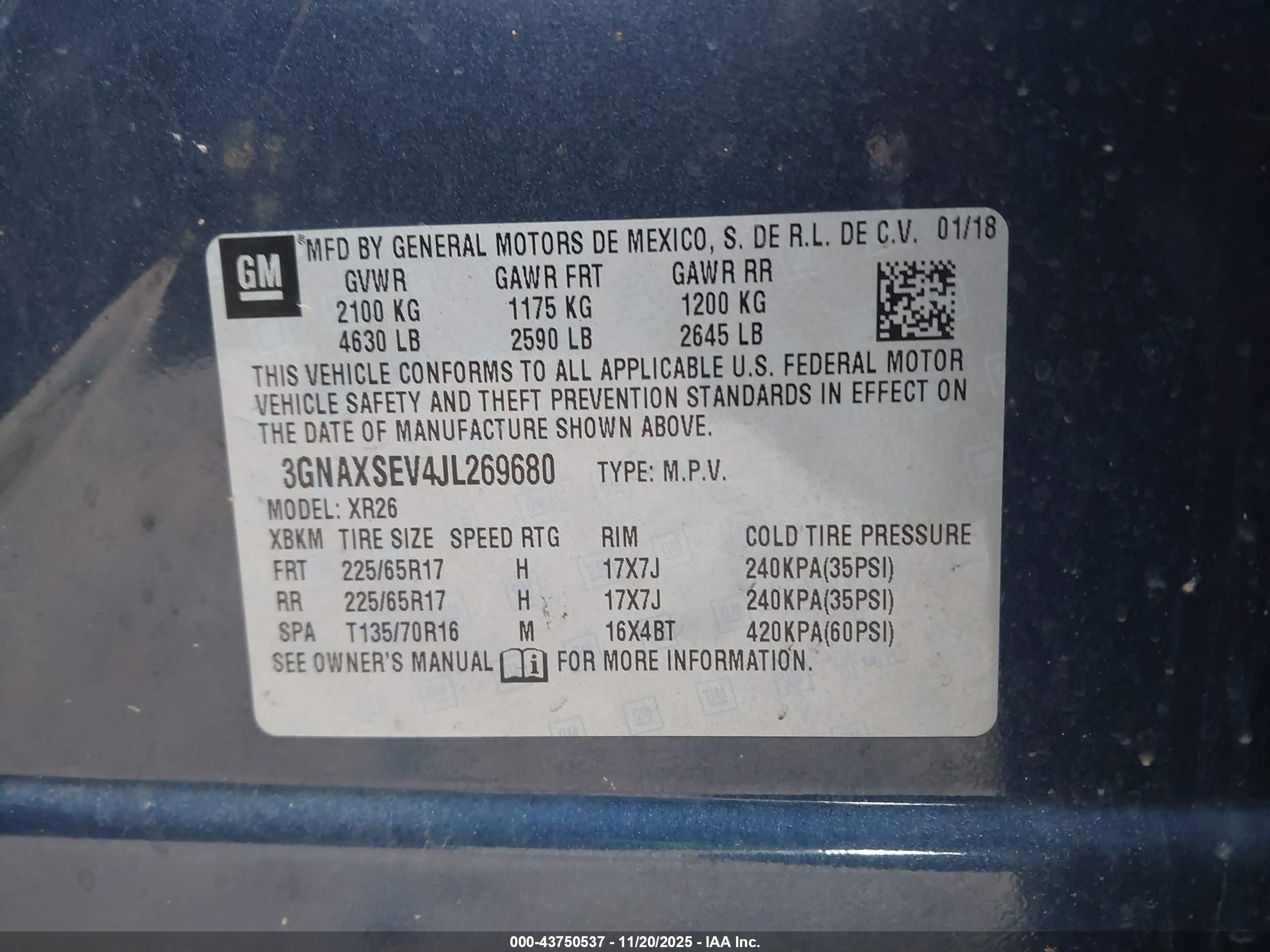 CHEVROLET EQUINOX image 9