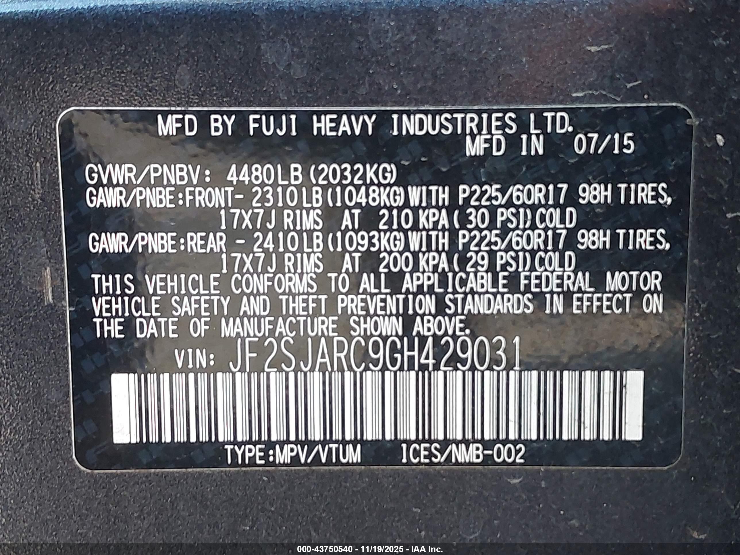 SUBARU FORESTER image 9
