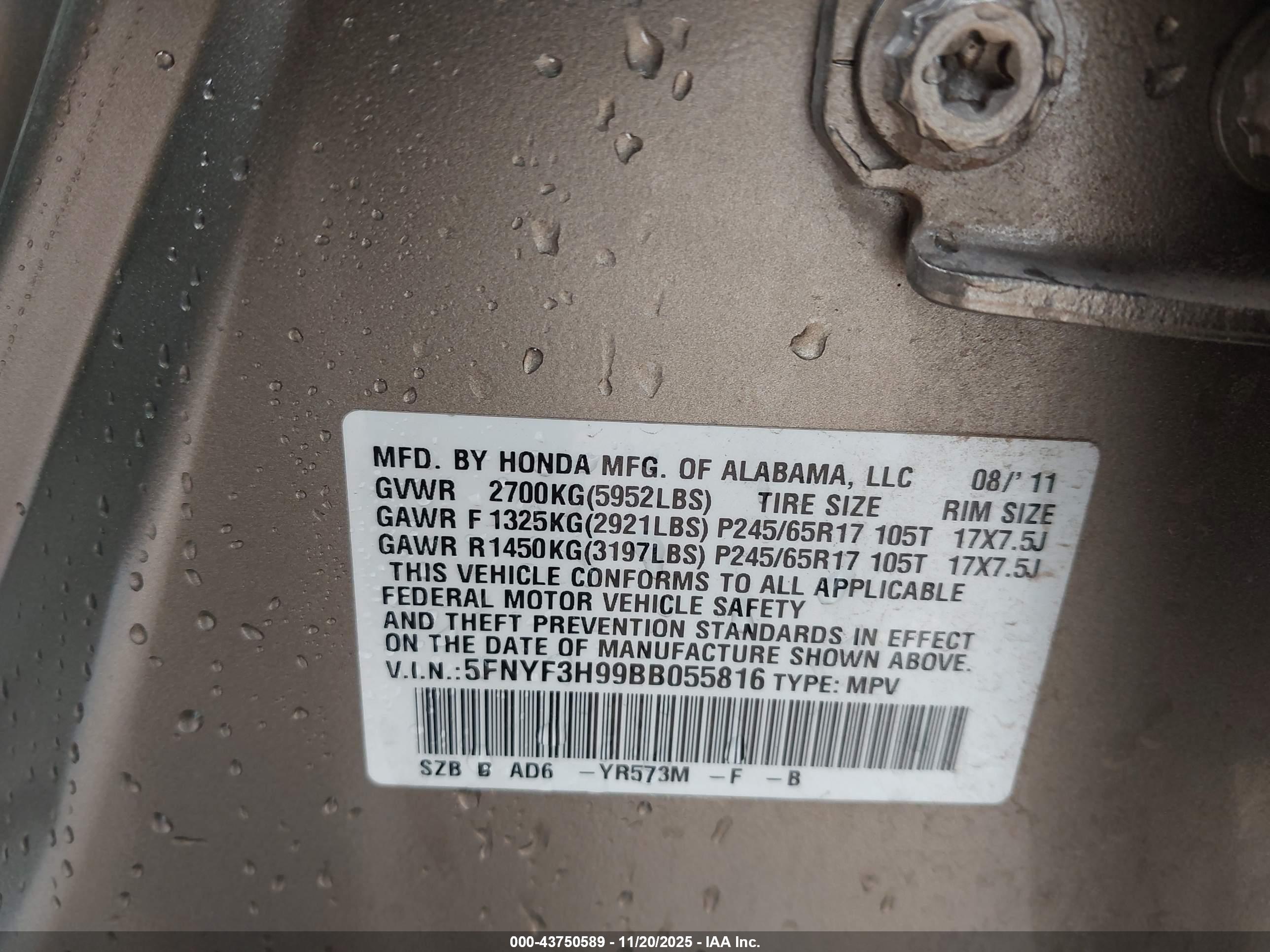 HONDA PILOT image 9