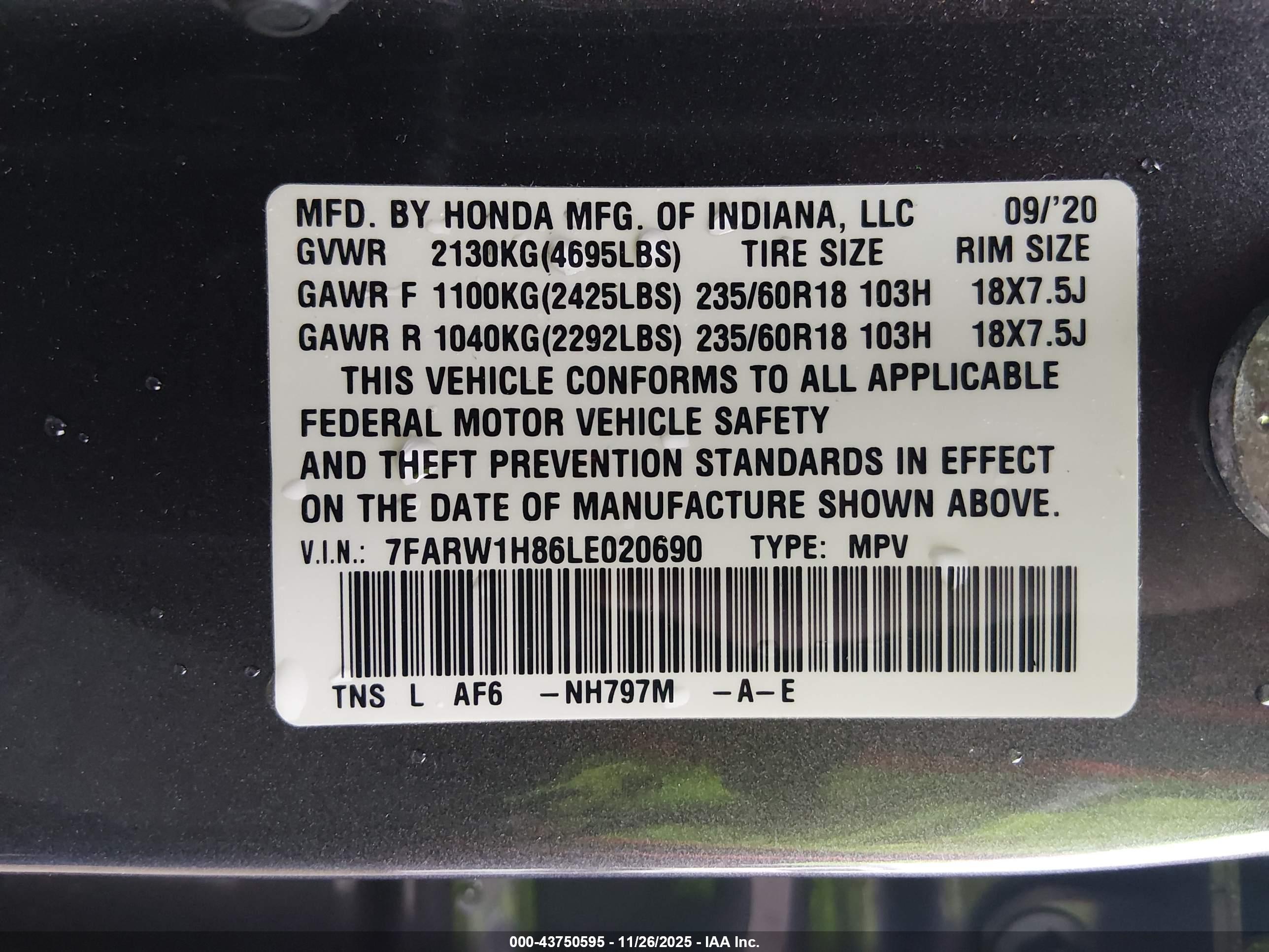 HONDA CR-V image 9