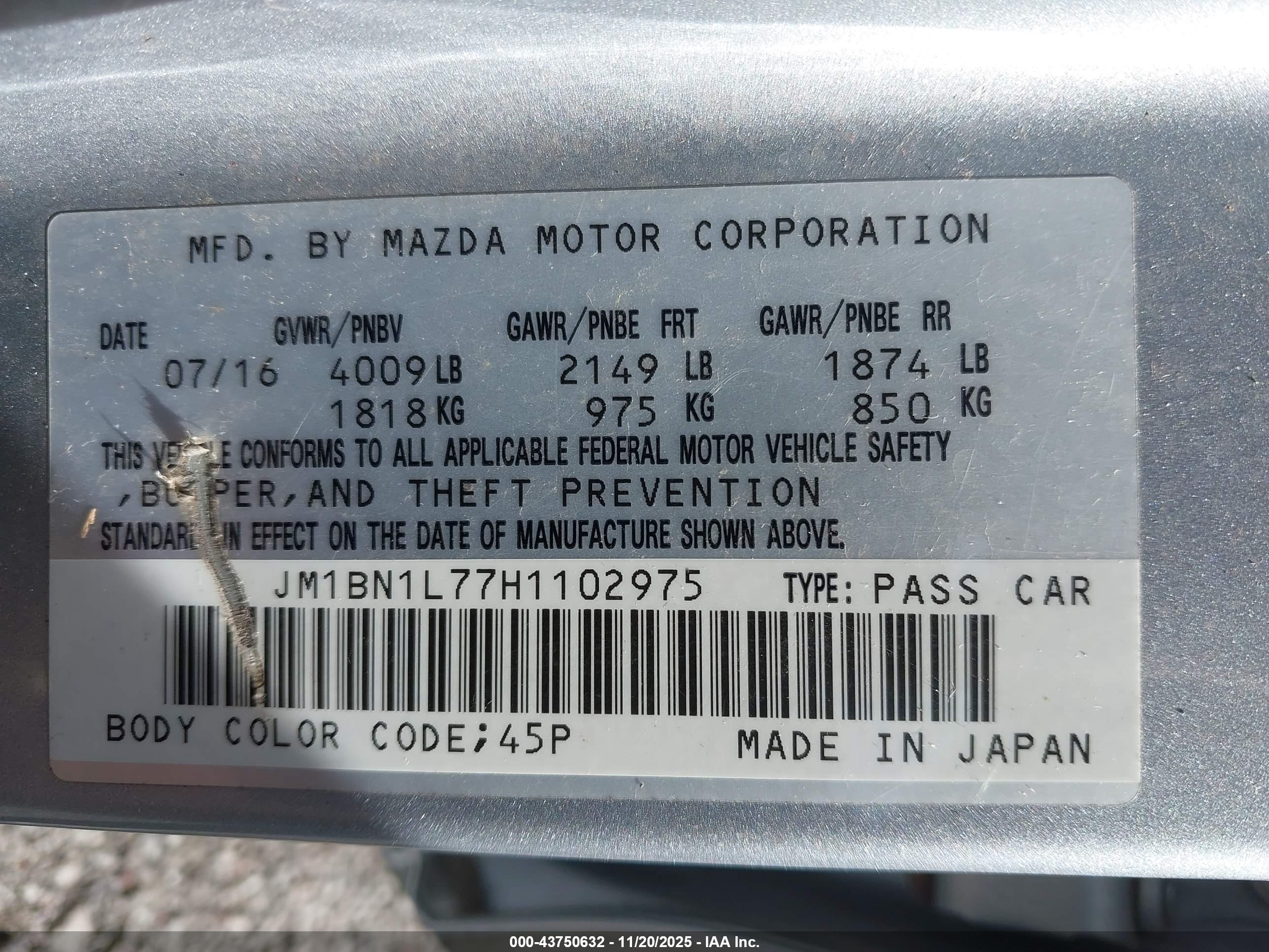 MAZDA MAZDA3 image 9