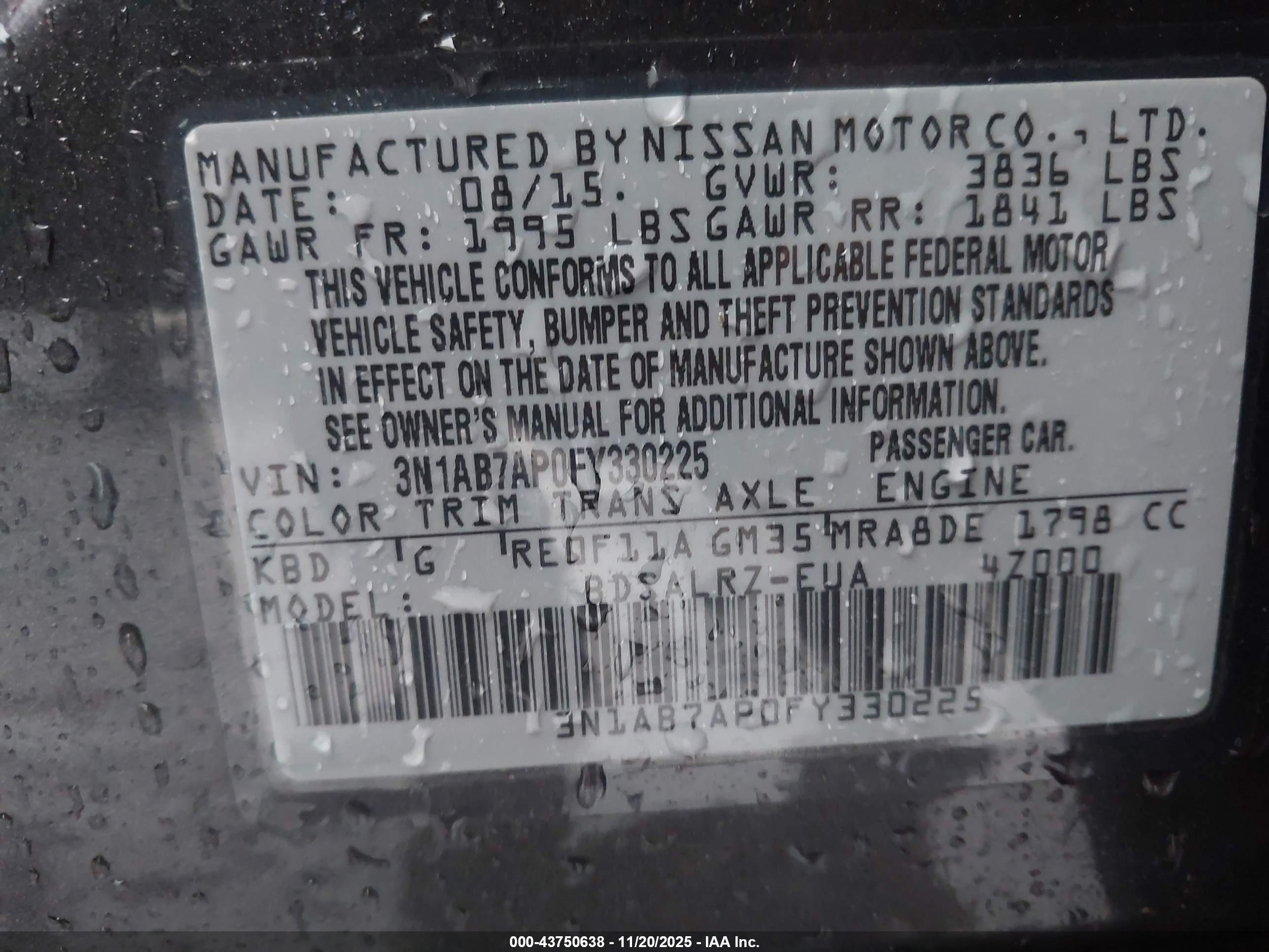 NISSAN SENTRA image 9