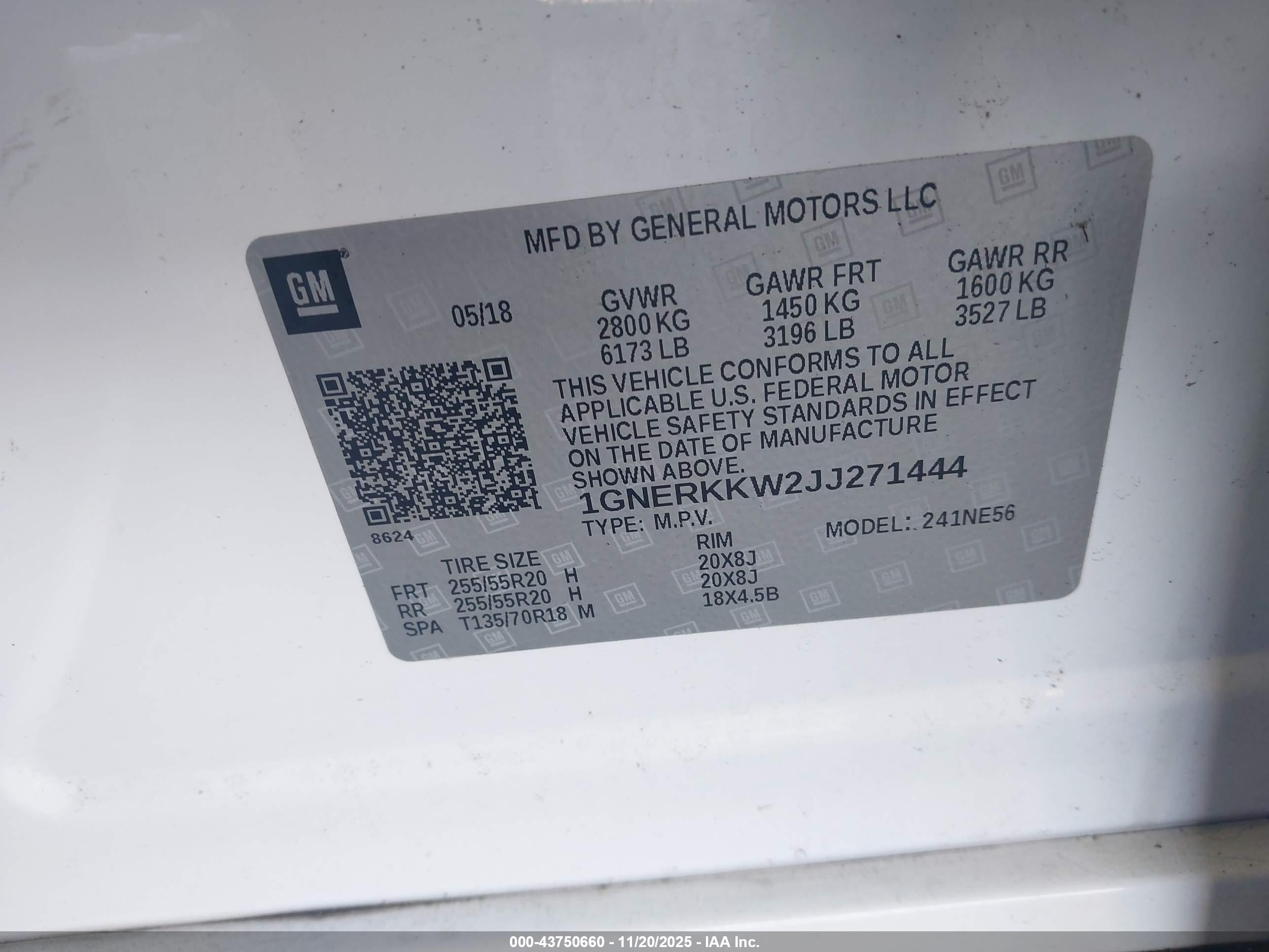 CHEVROLET TRAVERSE image 9