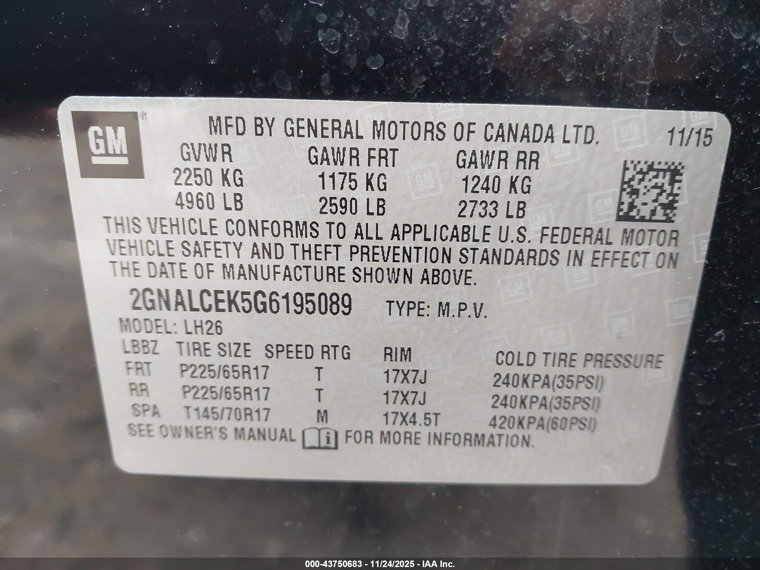 CHEVROLET EQUINOX image 9