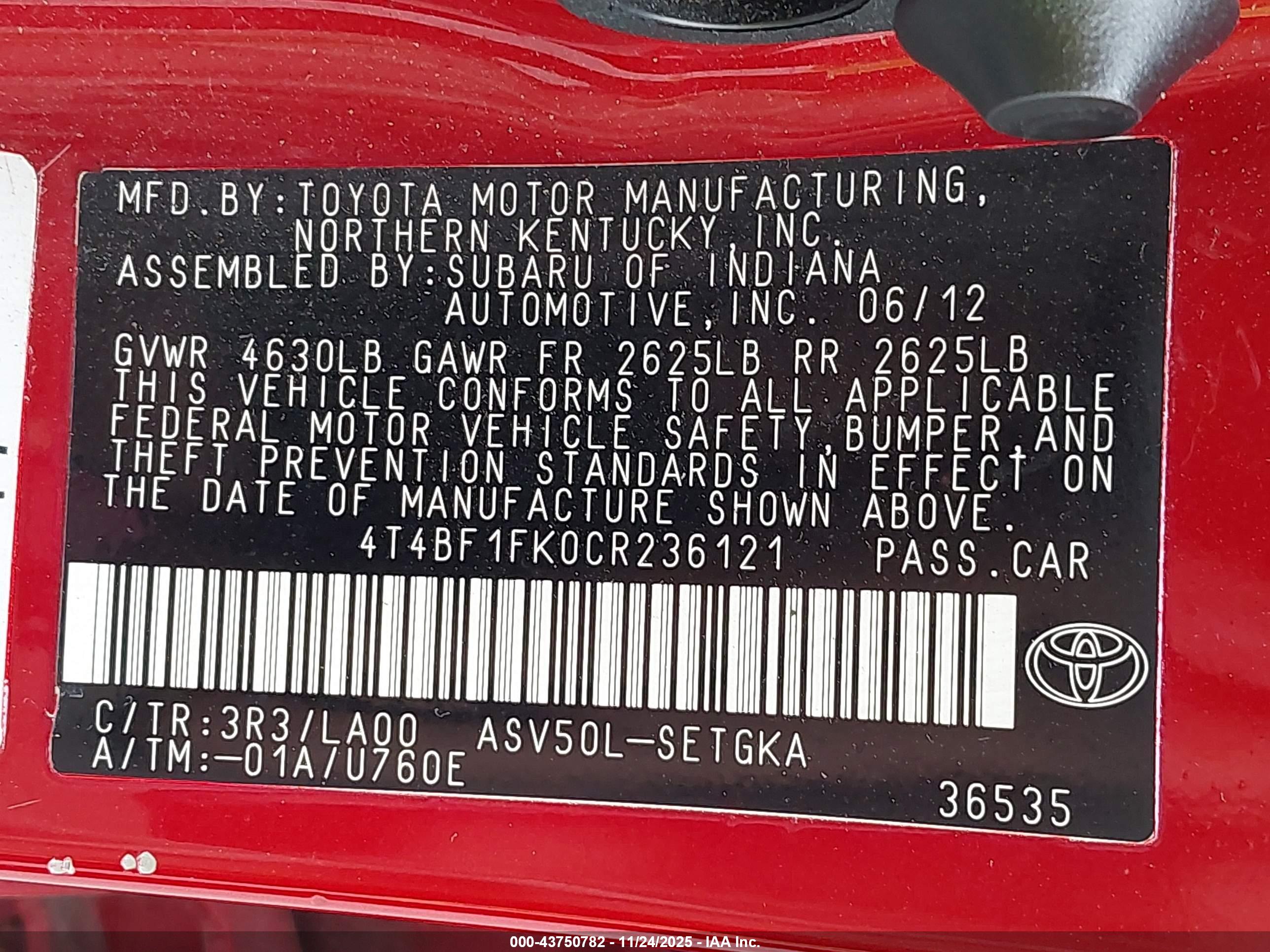 TOYOTA CAMRY image 9