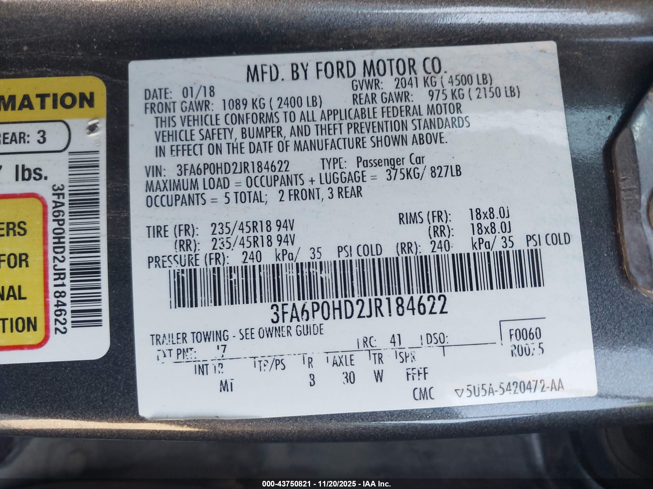 FORD FUSION image 9