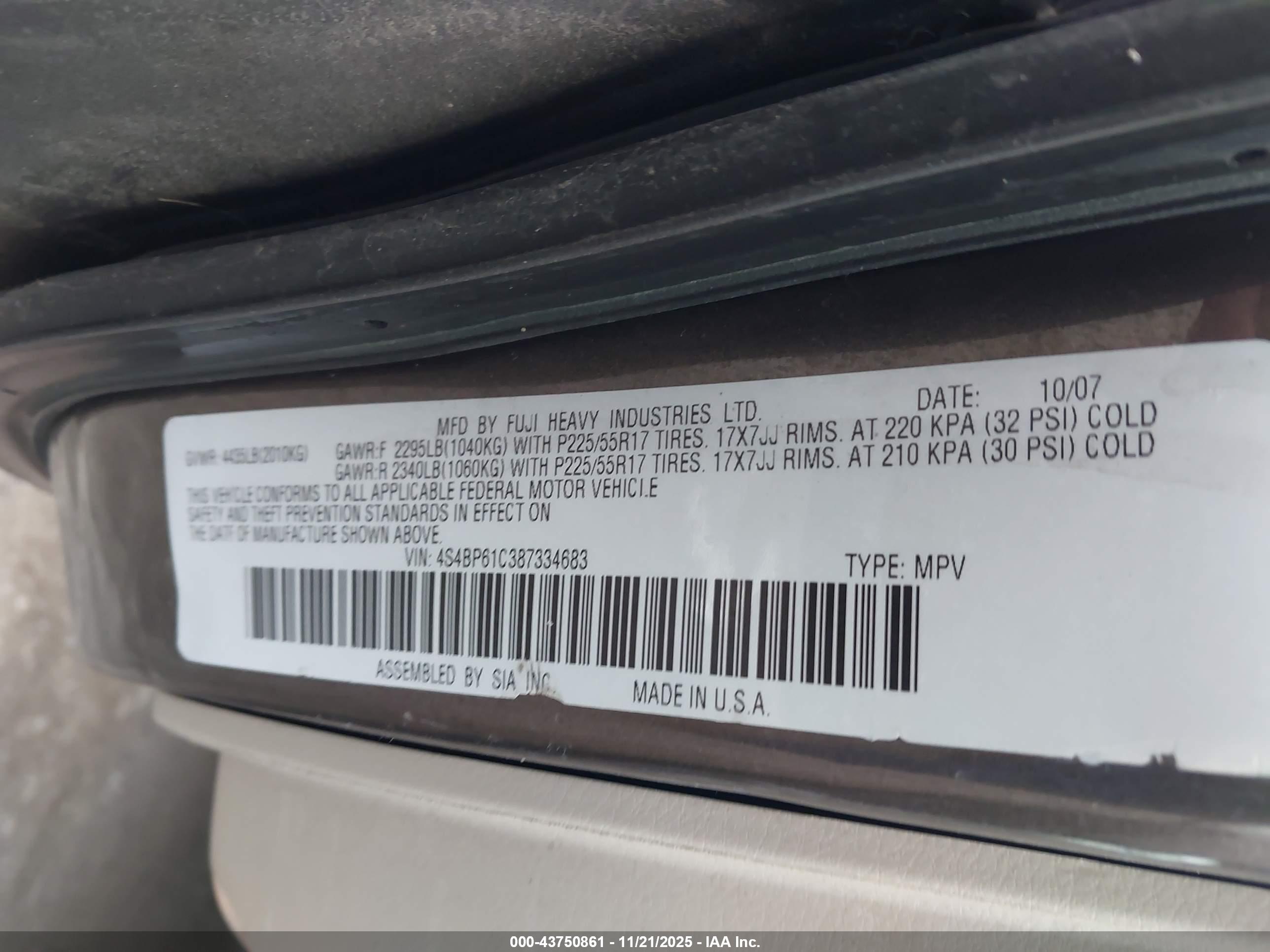 SUBARU OUTBACK image 9