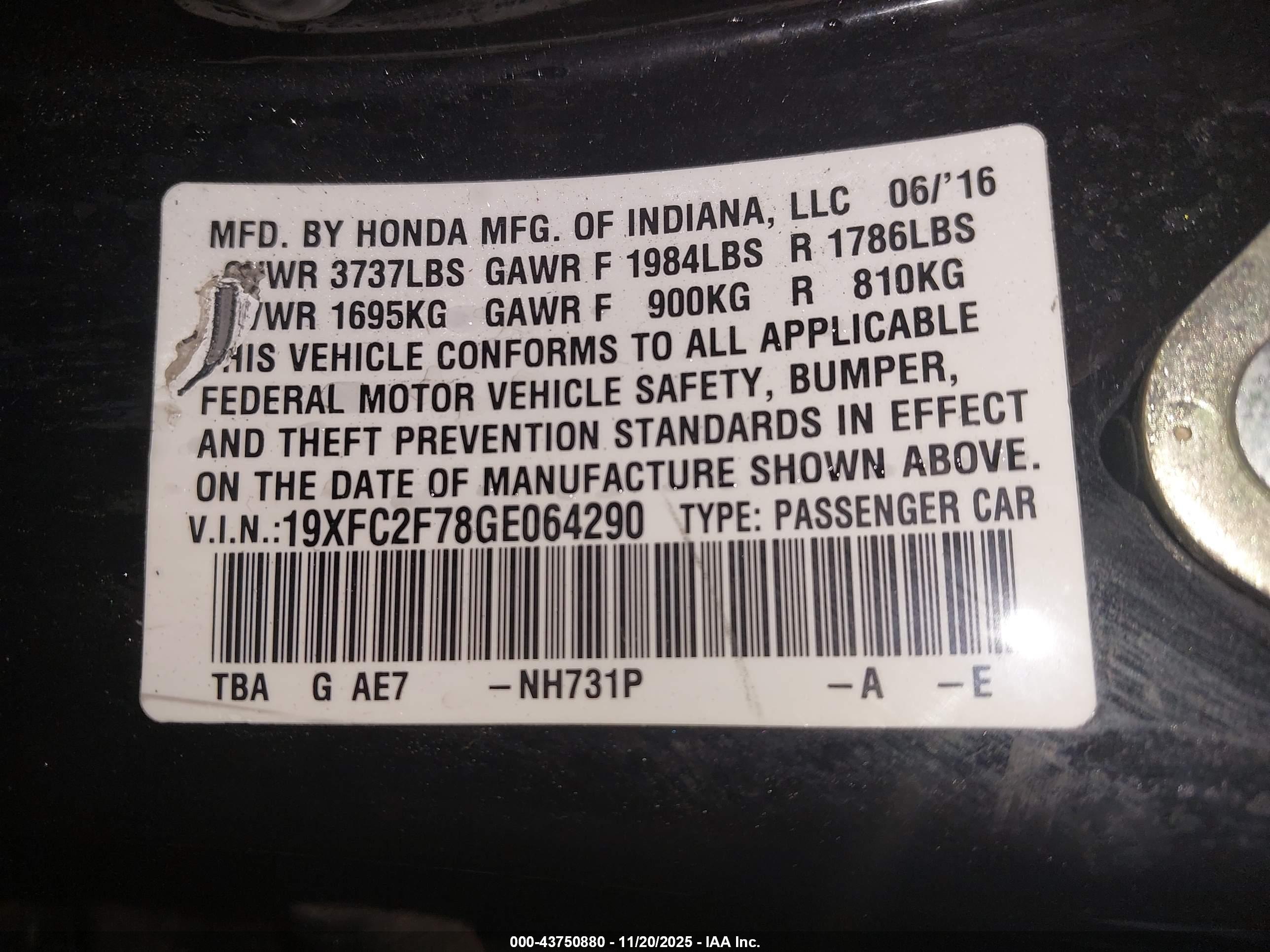 HONDA CIVIC image 9