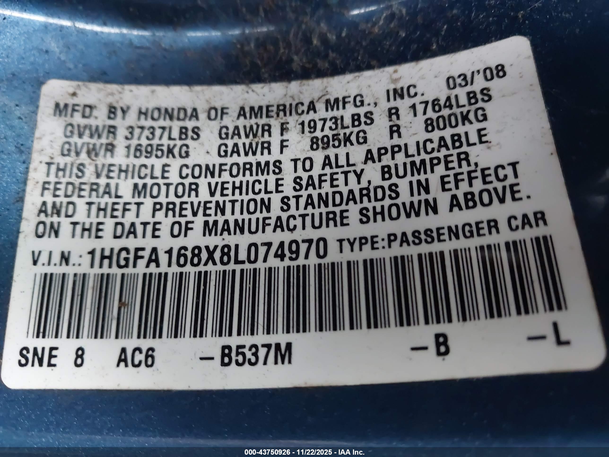 HONDA CIVIC image 9