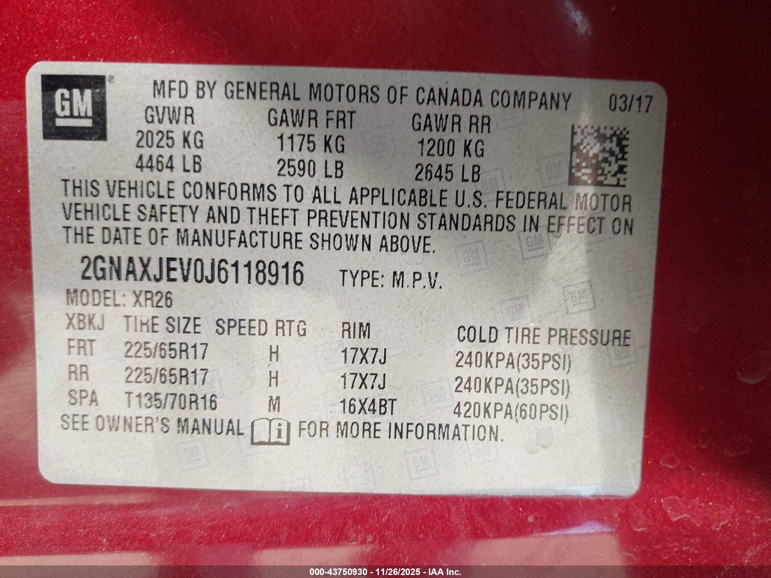 CHEVROLET EQUINOX image 9