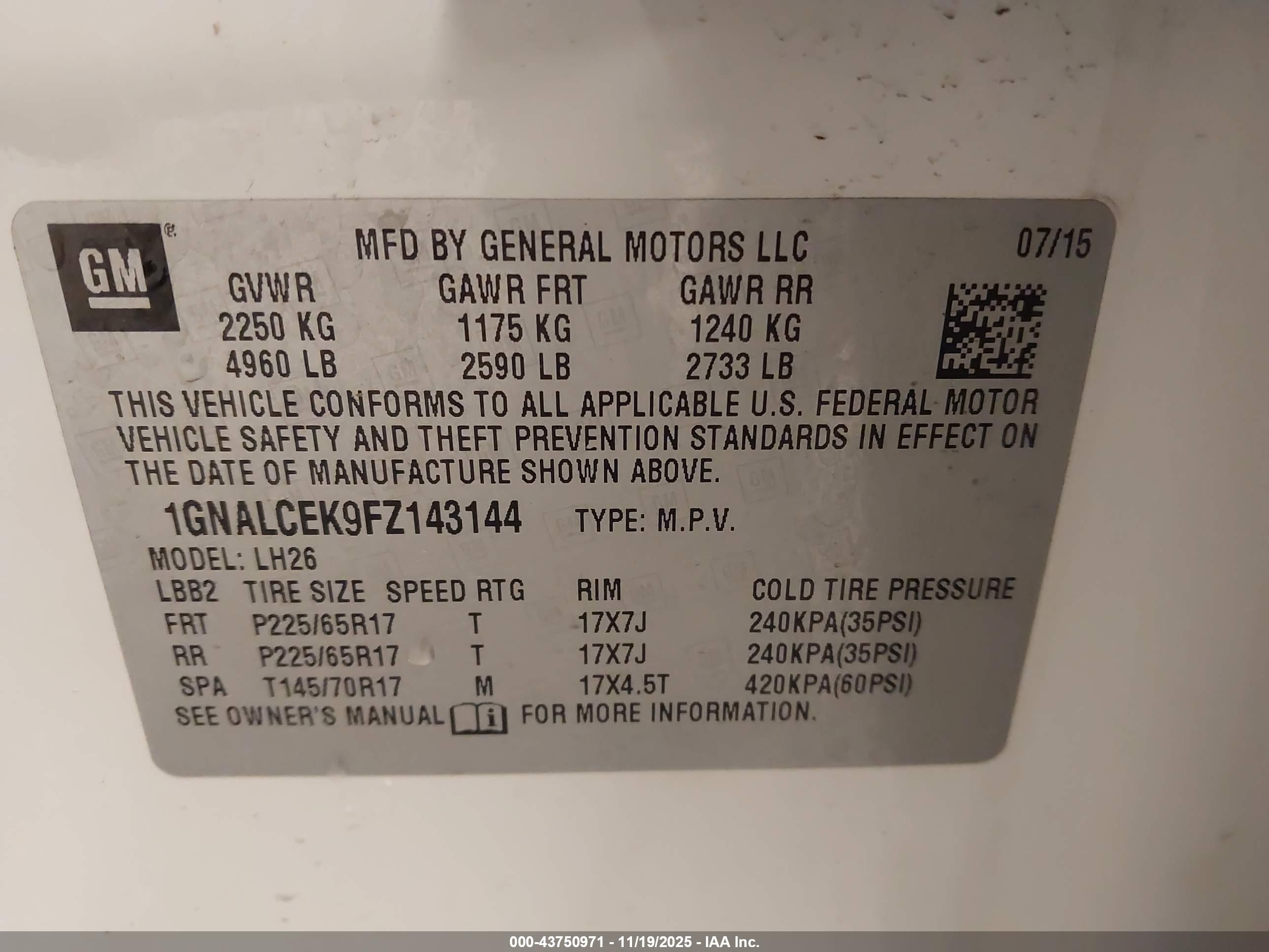 CHEVROLET EQUINOX image 9