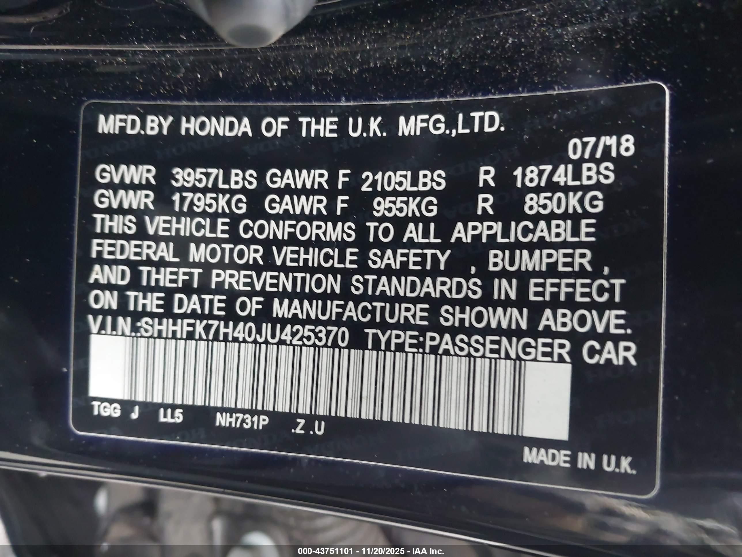 HONDA CIVIC image 9