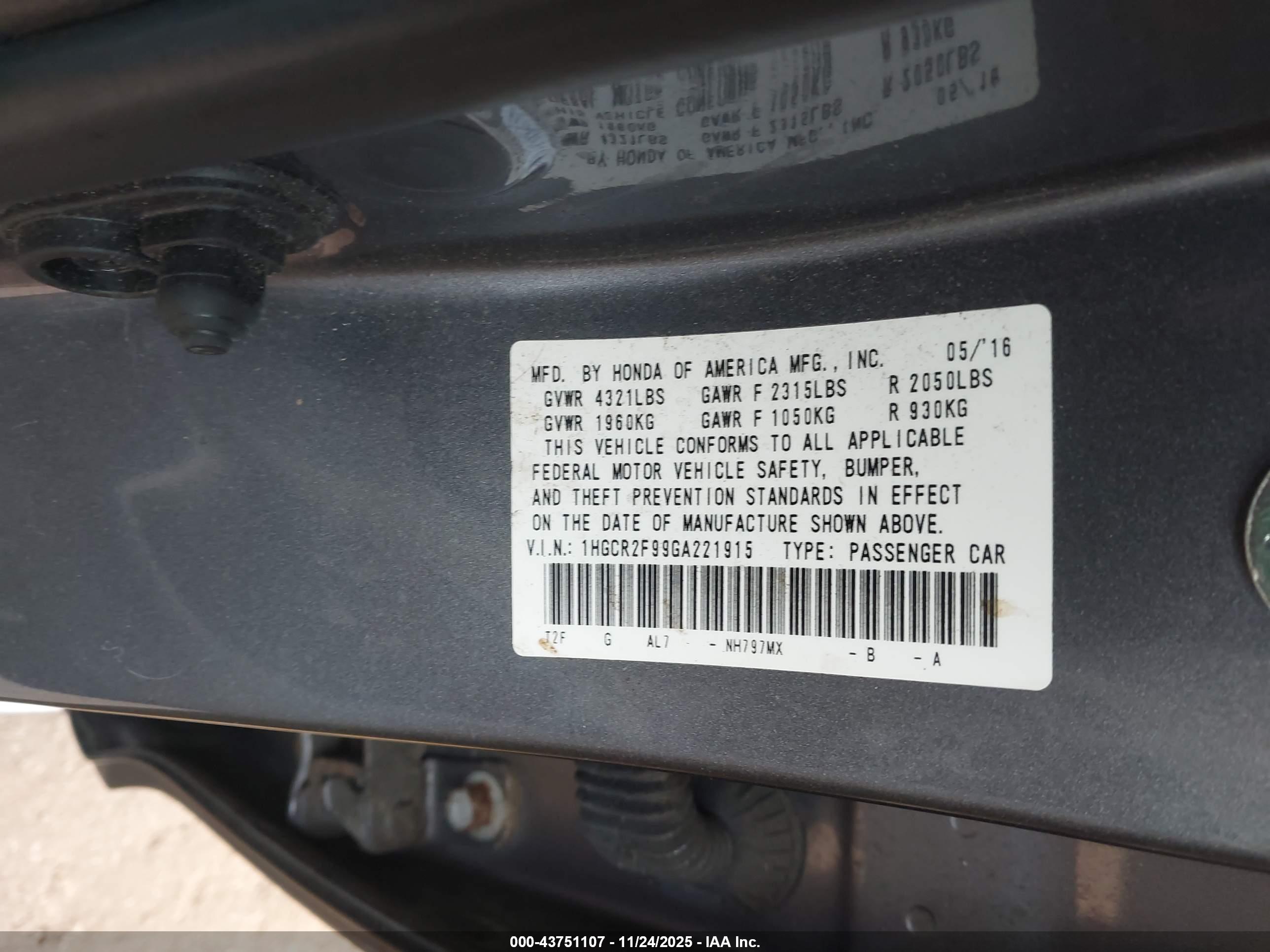 HONDA ACCORD image 9