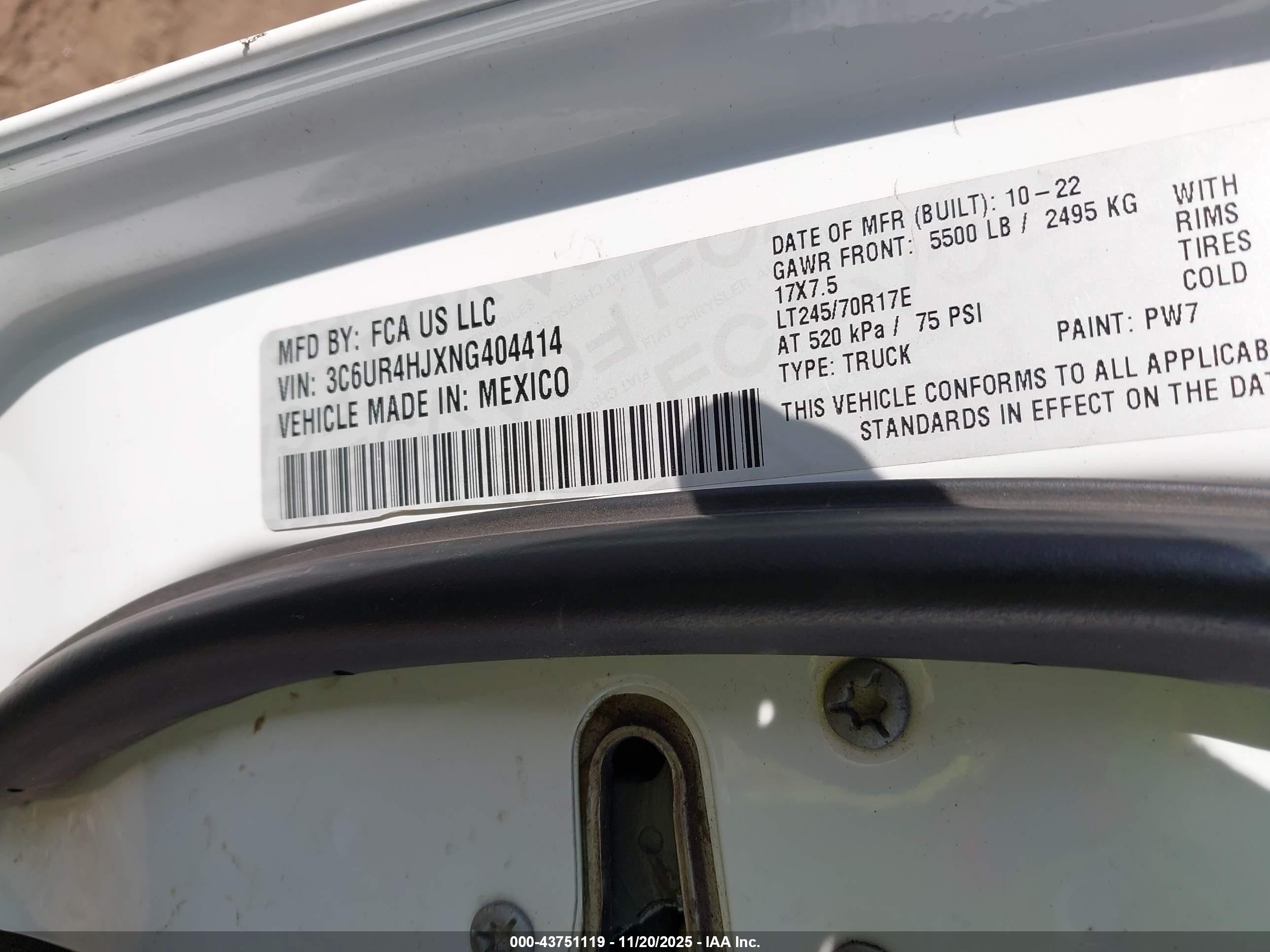 RAM 2500 image 9