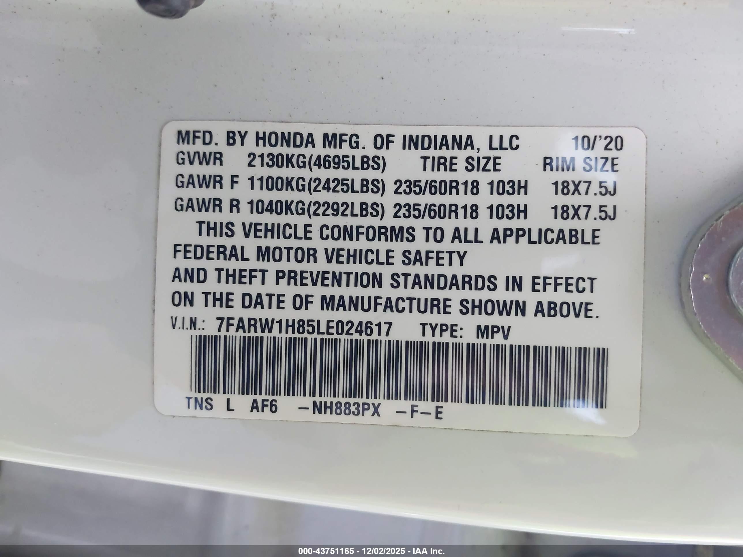 HONDA CR-V image 9