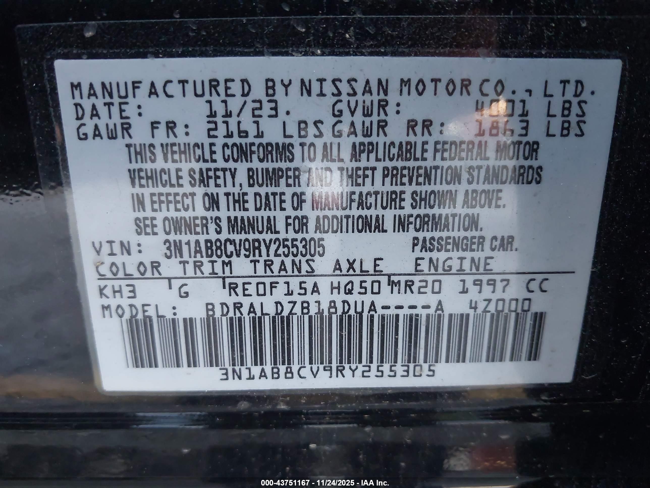 NISSAN SENTRA image 9