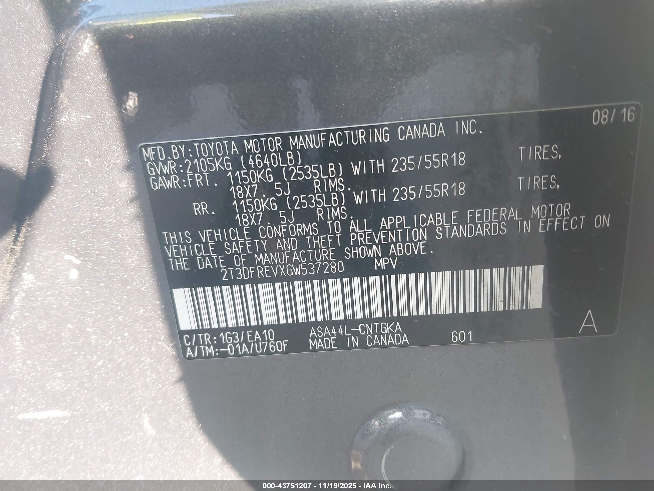 TOYOTA RAV4 image 9
