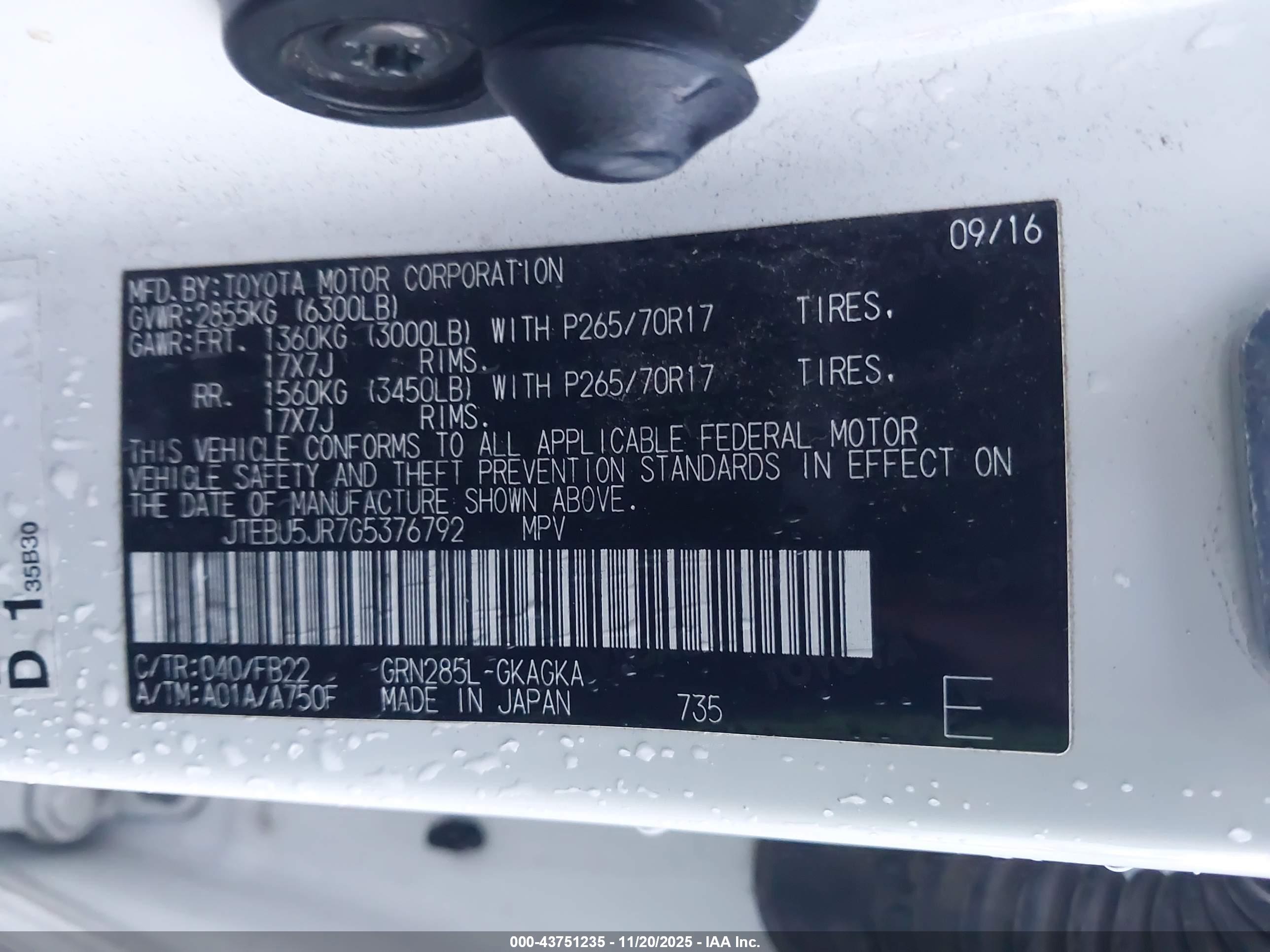TOYOTA 4RUNNER image 9