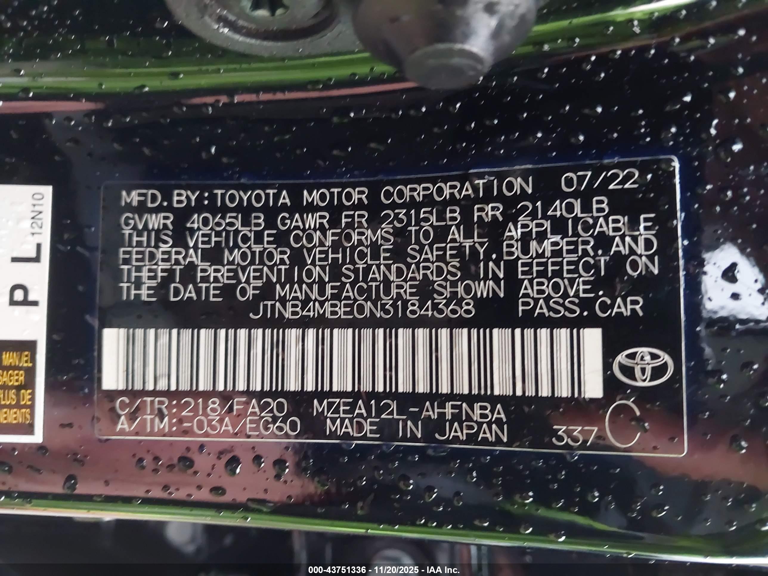 TOYOTA COROLLA image 9