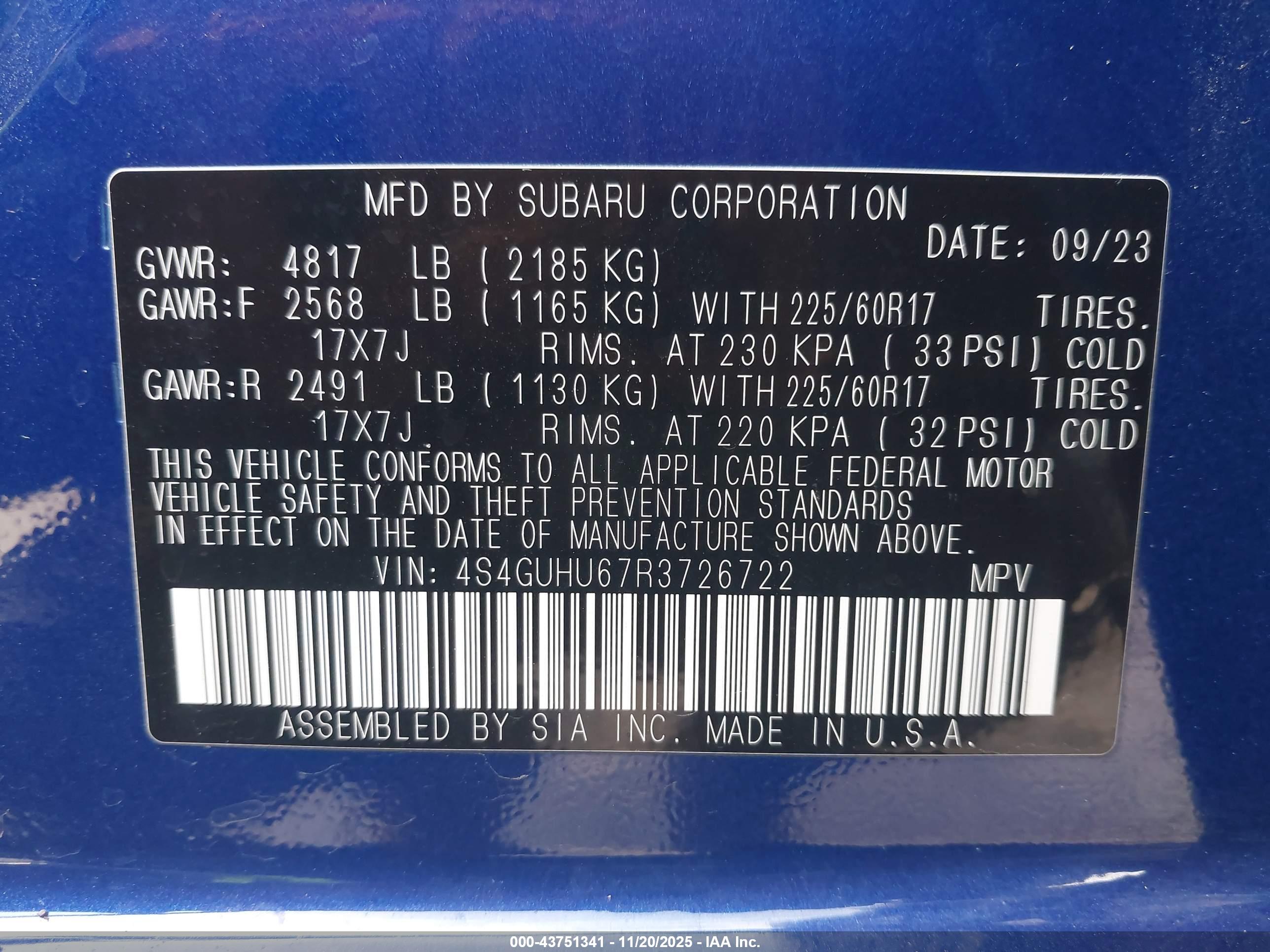 SUBARU CROSSTREK image 9