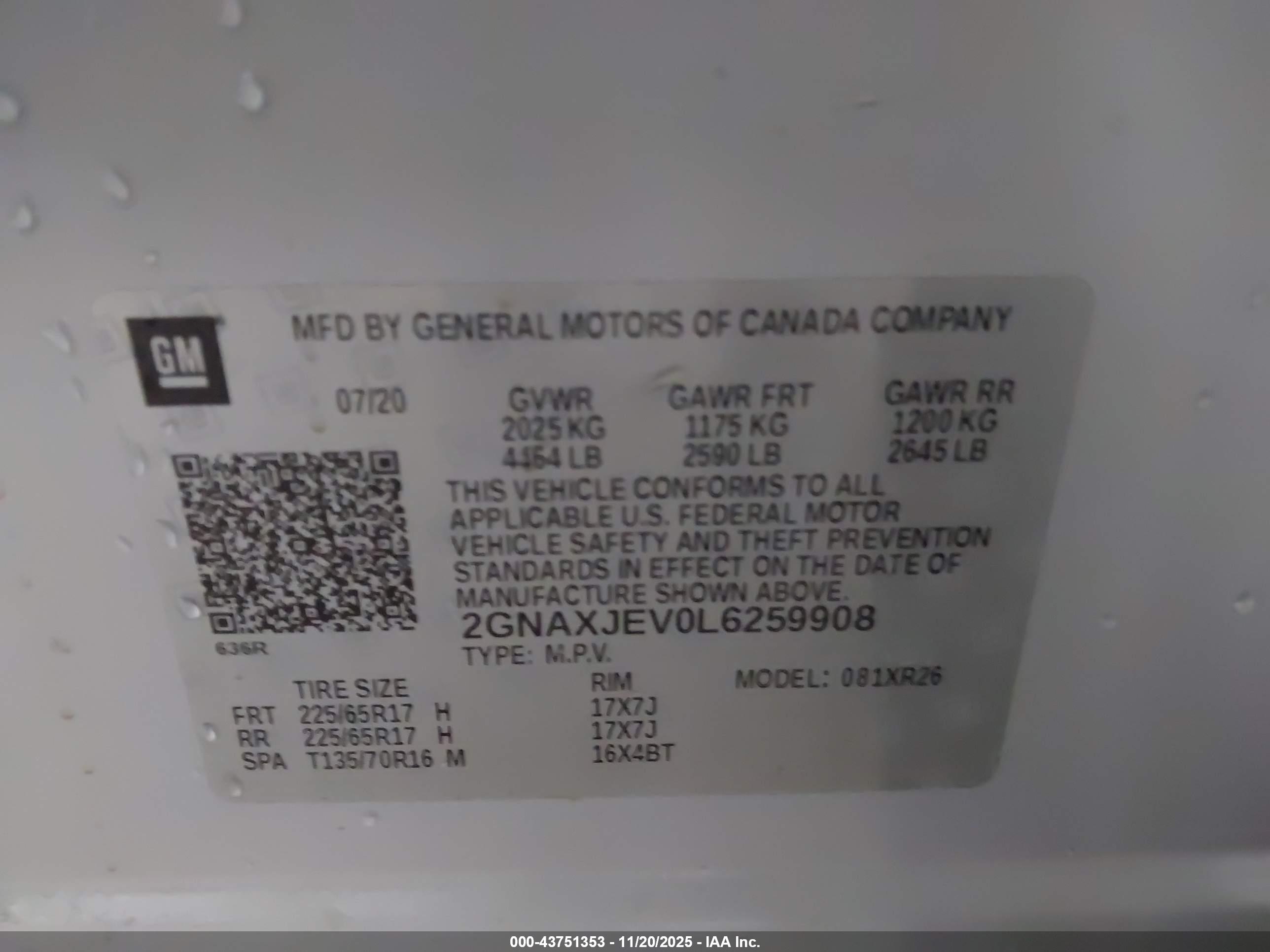 CHEVROLET EQUINOX image 9