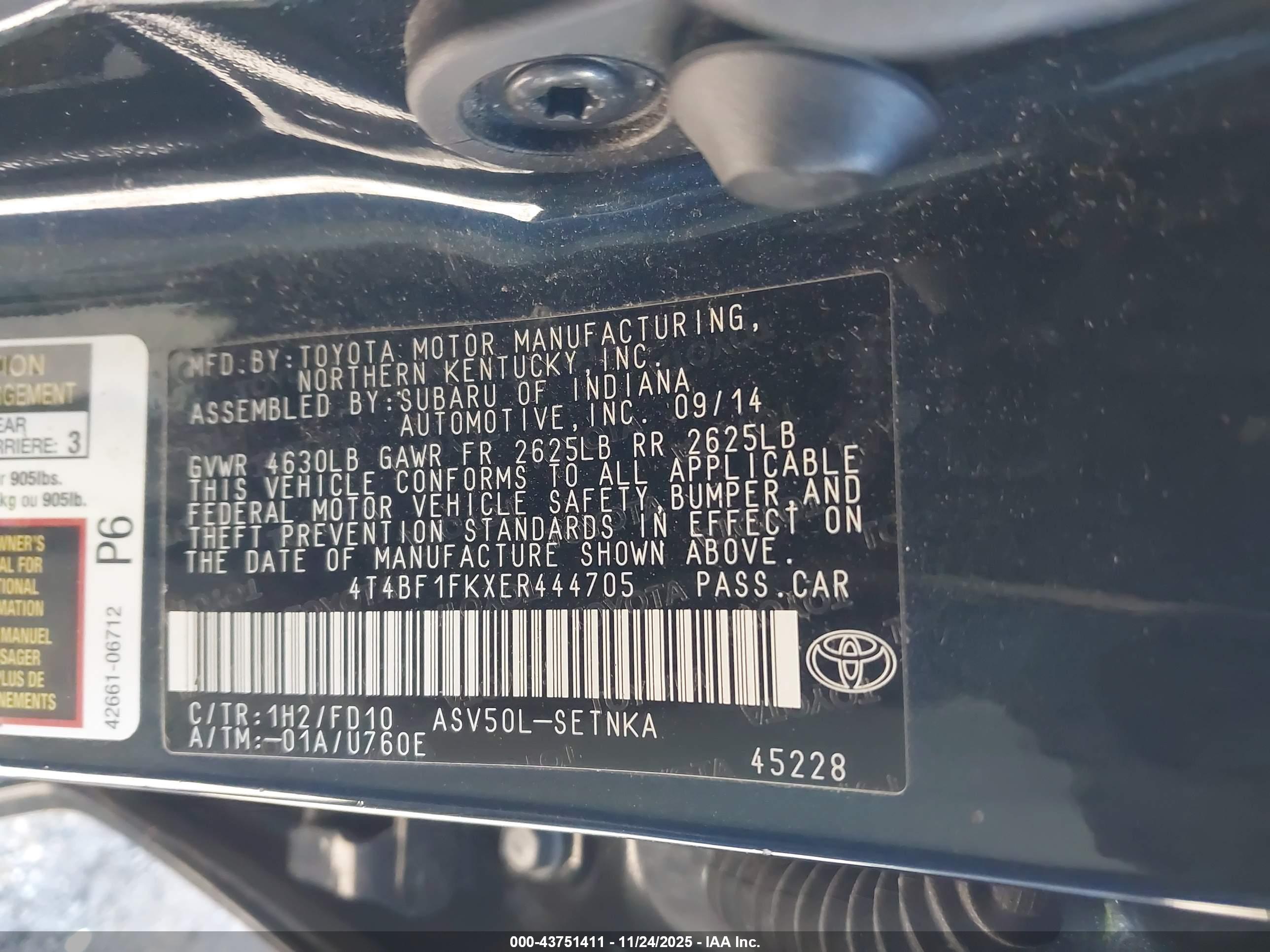 TOYOTA CAMRY image 9