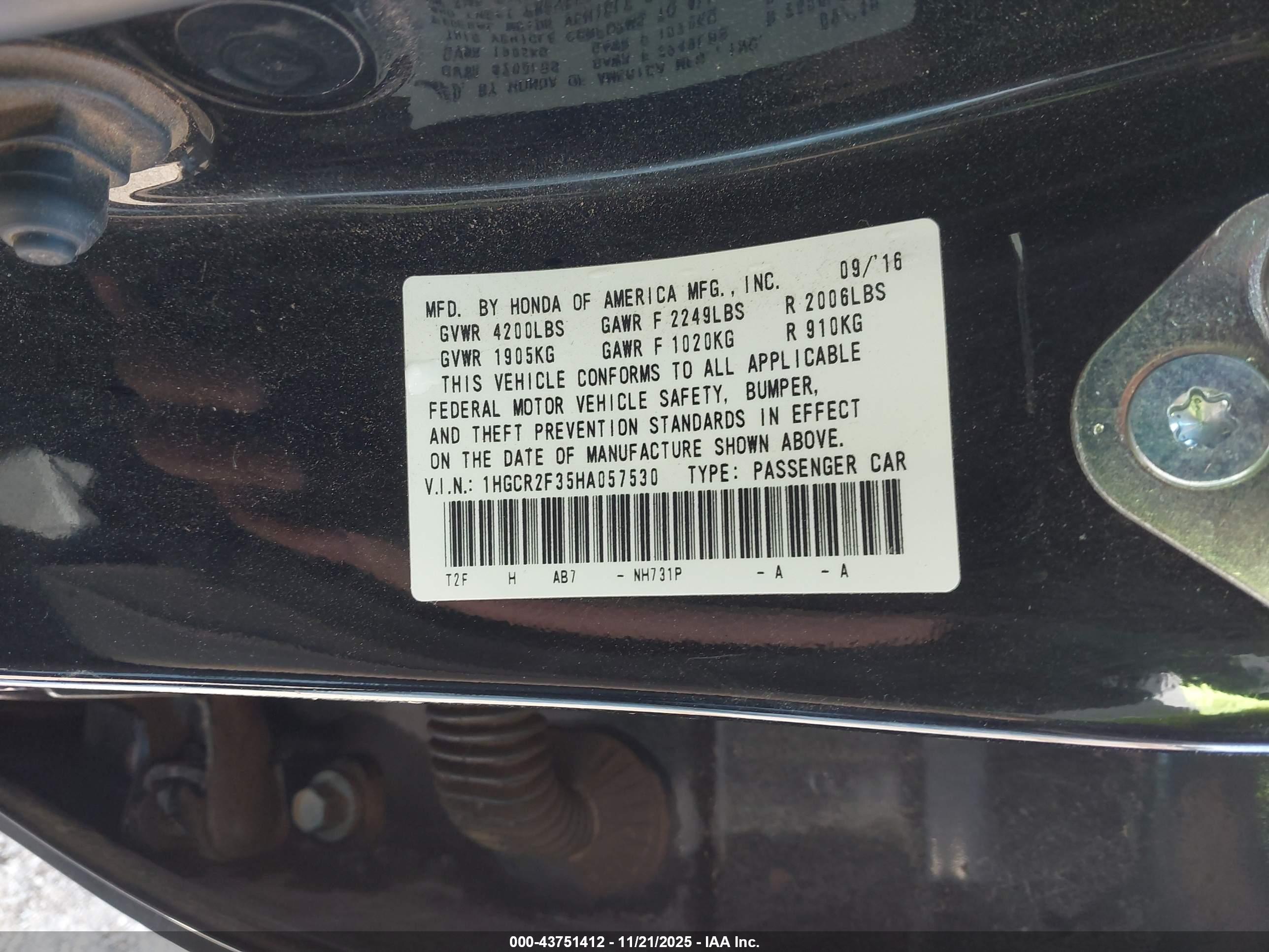 HONDA ACCORD image 9