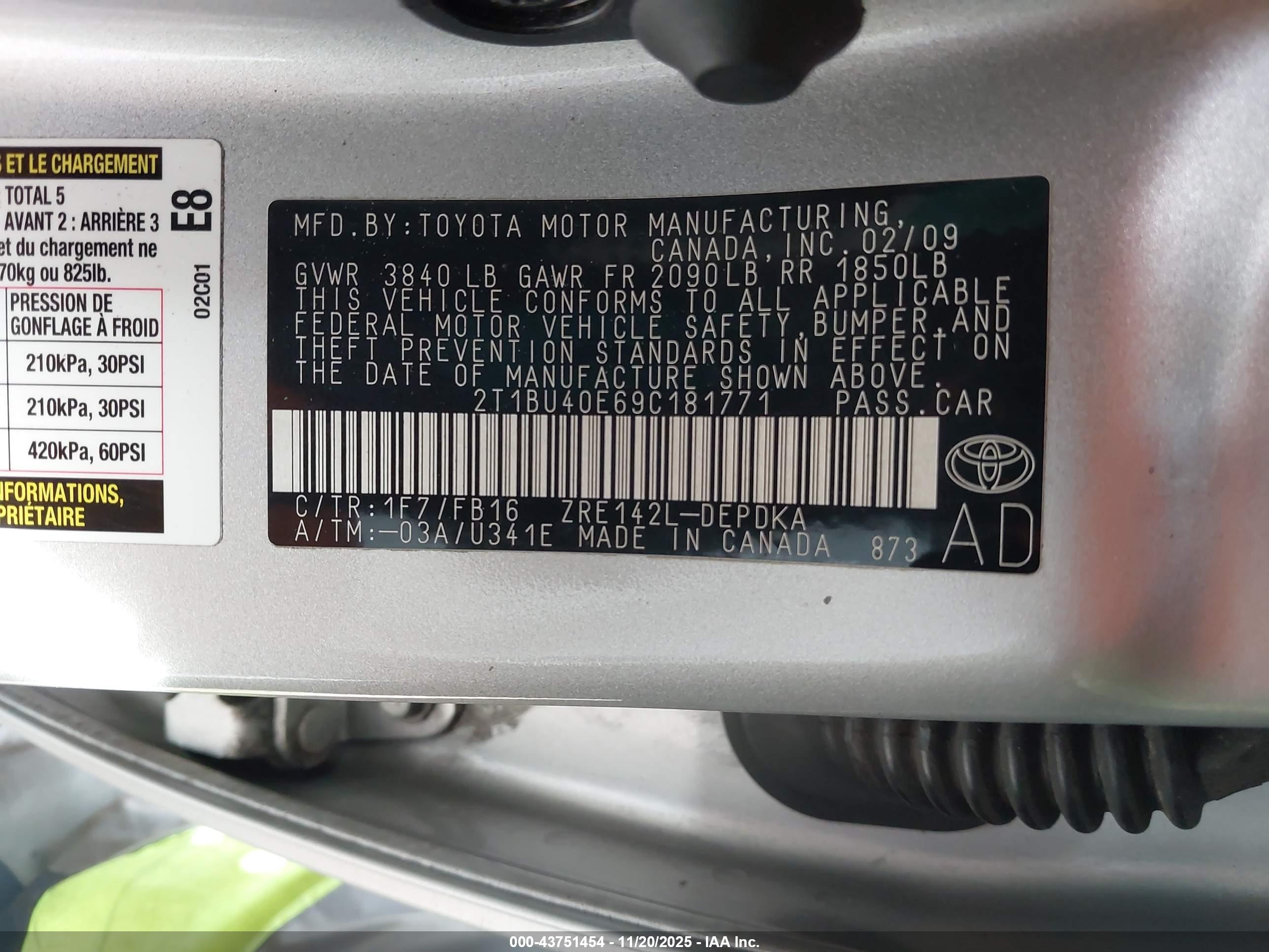 TOYOTA COROLLA image 9