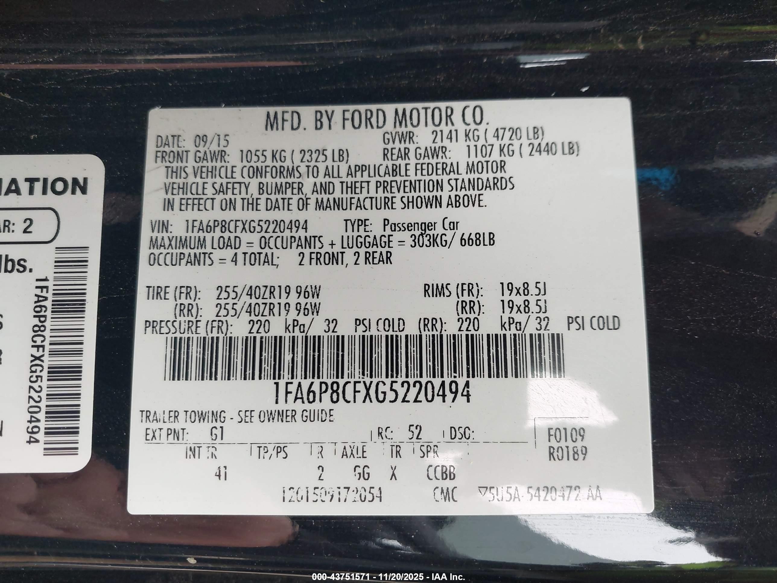 FORD MUSTANG image 9